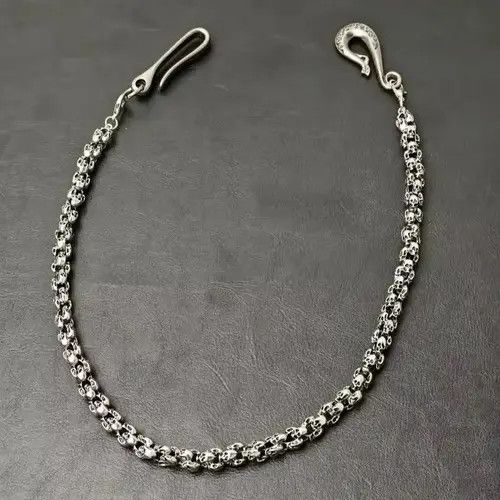 VIBE Vintage Skull Jeans Chain Size ONE SIZE - 8 Thumbnail