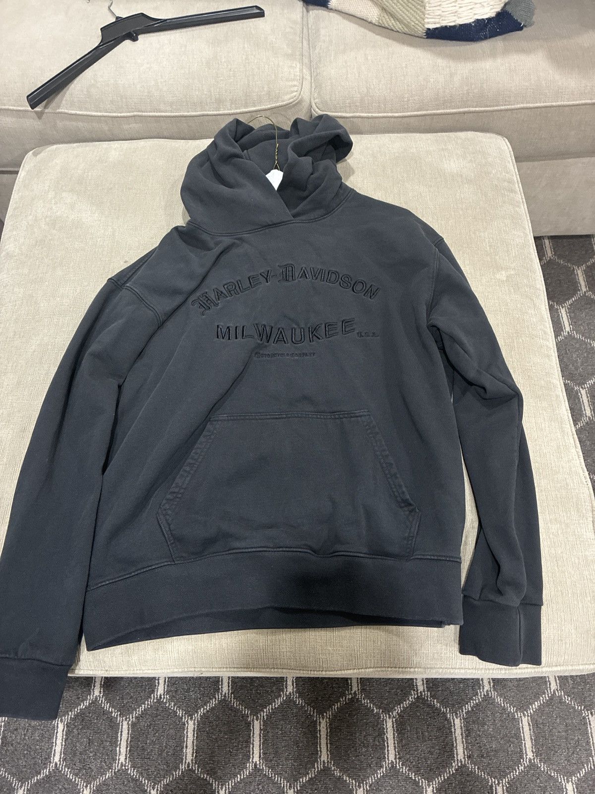 Harley Davidson Harley Davidson Black on Black Hoodie Size US M / EU 48-50 / 2 - 1 Thumbnail