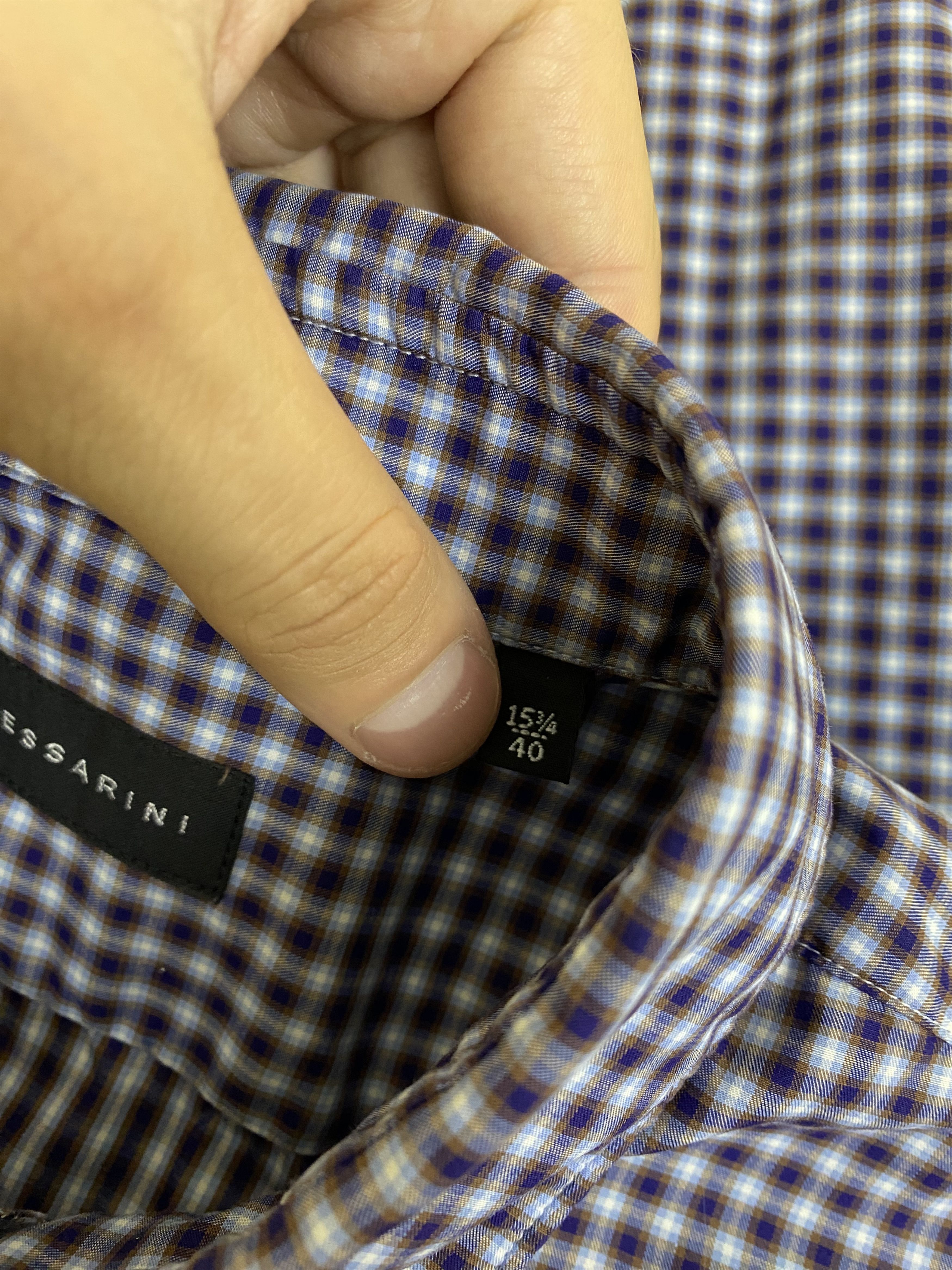 Baldessarini Baldessarini checkered stripped classic shirt Size US M / EU 48-50 / 2 - 9 Thumbnail