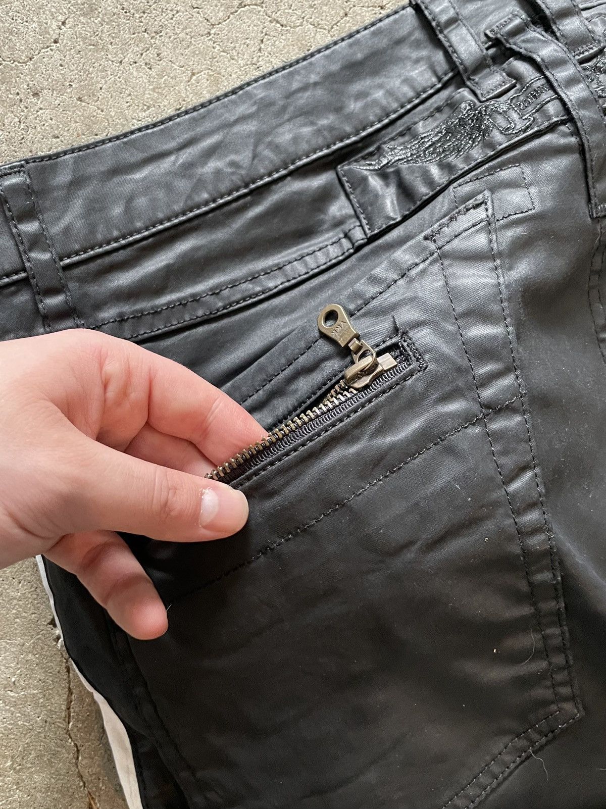 Robins Jeans Robins Jean Biker Denim Size US 32 / EU 48 - 10 Thumbnail