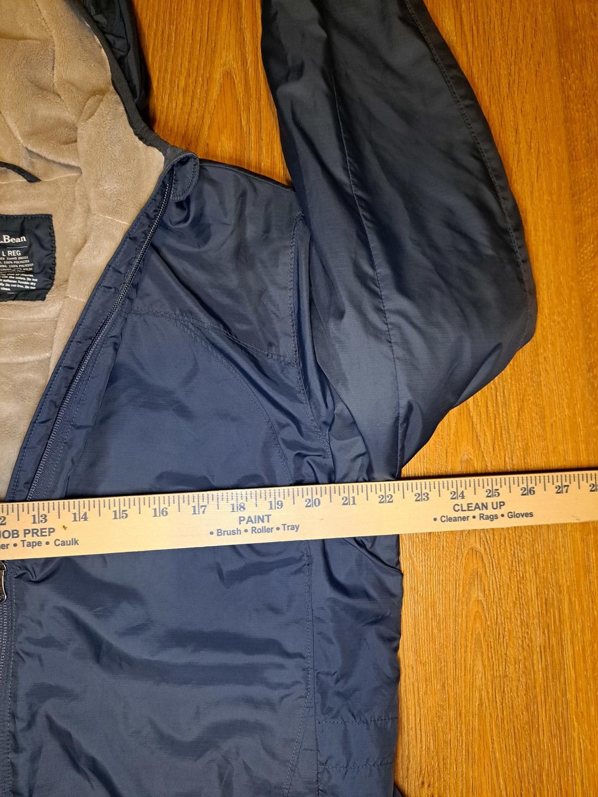 L.L. Bean LL Bean Jacket Mens Large Reverse Fleece Full Zip Hoodie Size US L / EU 52-54 / 3 - 6 Thumbnail