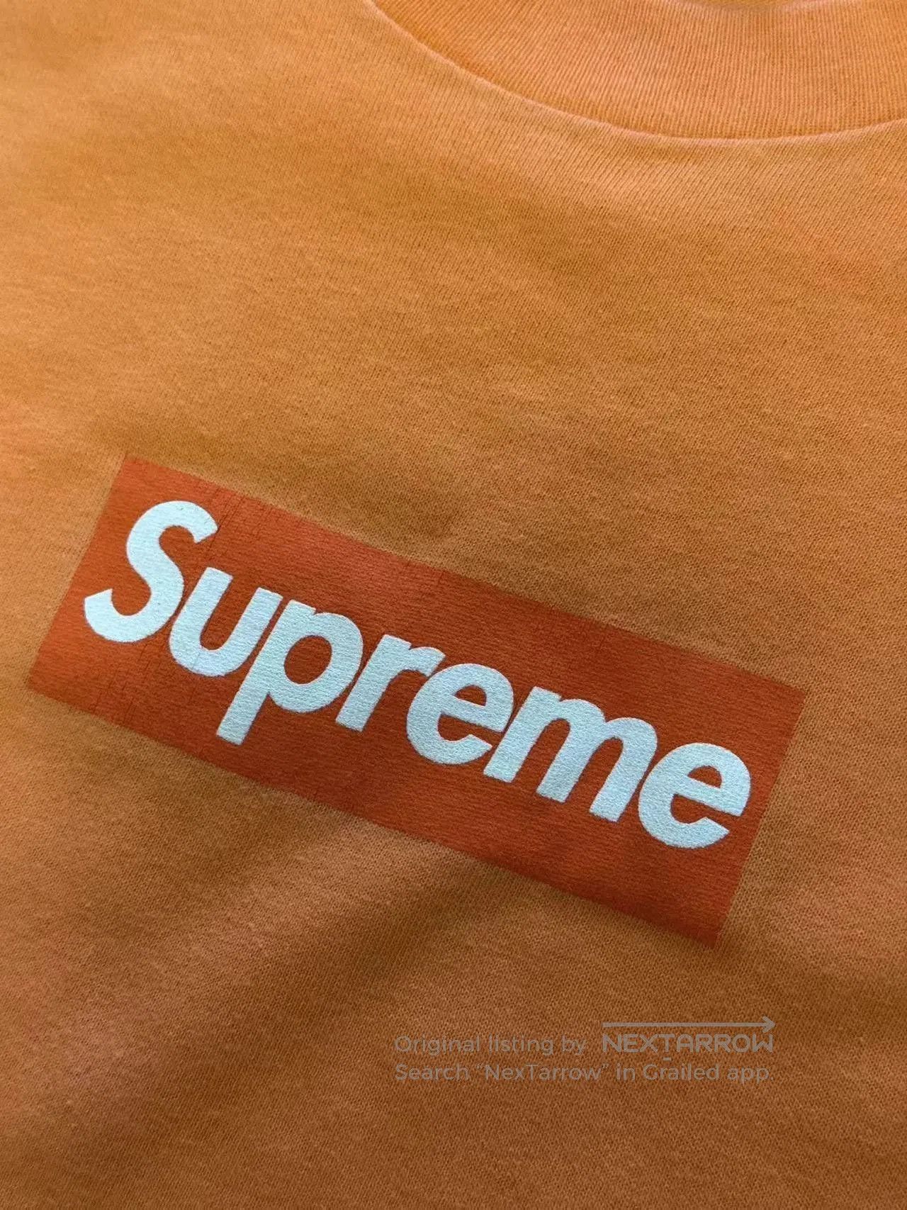 Supreme Orange Short Sleeve Shirt Size L. Size US L / EU 52-54 / 3 - 2 Thumbnail