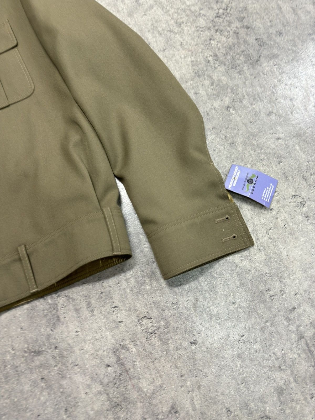 Japanese Brand ᶠᵃⁿᶜʸᵍᵘʸ BOXY Vintage Military Jacket Cropped 90s Polizei Size US L / EU 52-54 / 3 - 3 Thumbnail
