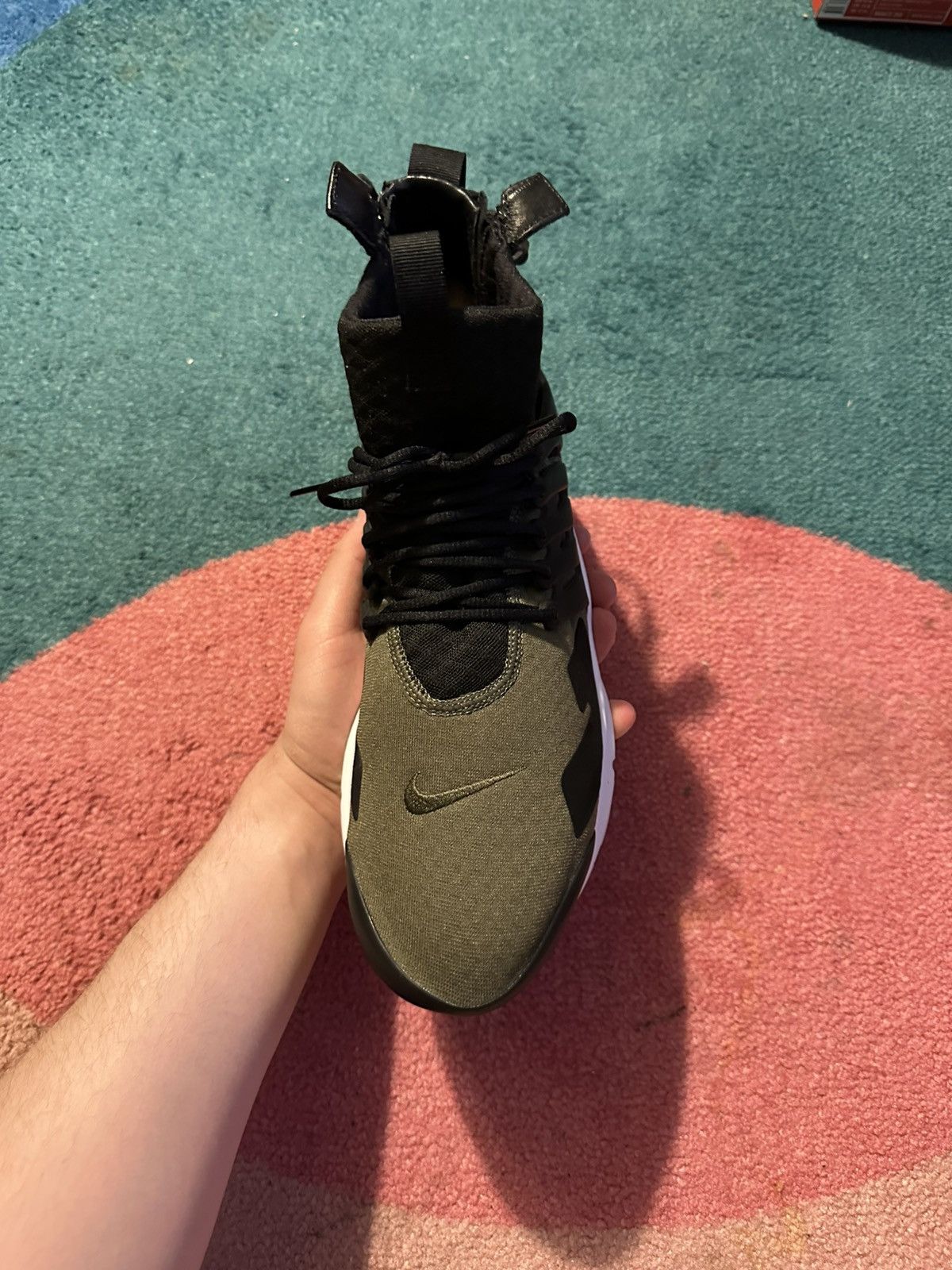 Acronym × Nike Acronym x Air Presto Mid Olive Size US 12 / EU 45 - 9 Thumbnail