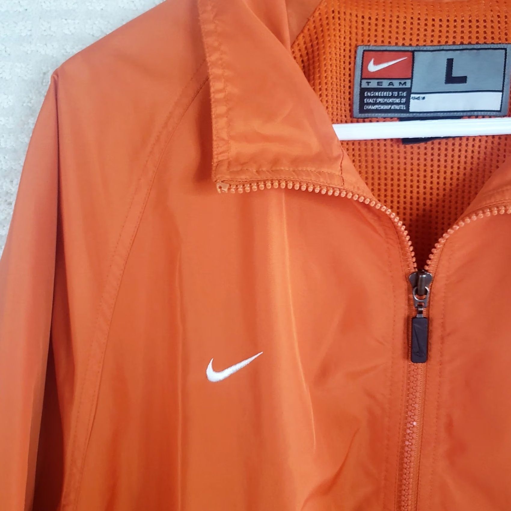 Nike Nike Team Clemson Tigers Windbreaker Jacket Men L Orange Full Zip DriFit Size US L / EU 52-54 / 3 - 4 Thumbnail