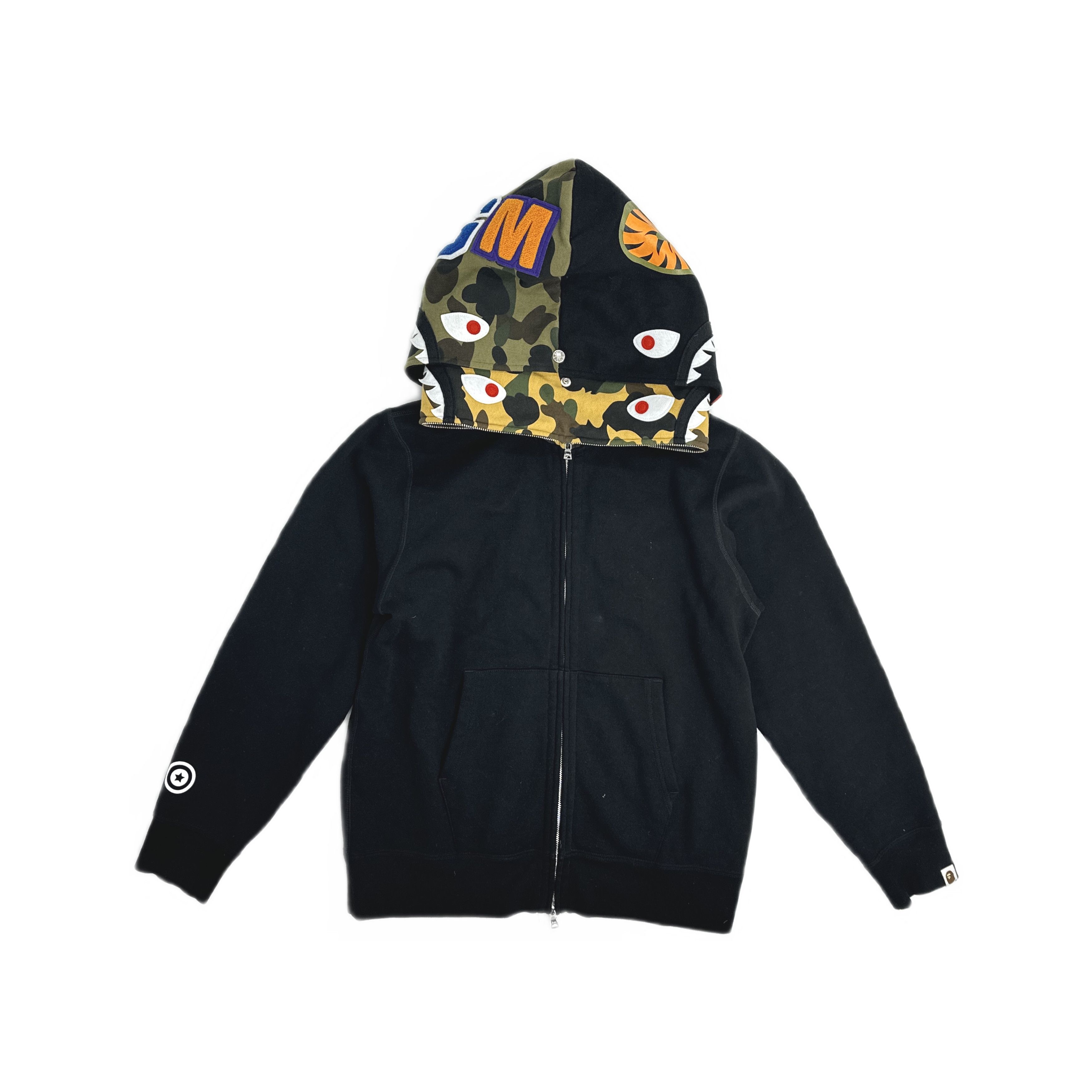Bape × Neighborhood BAPE × NEIGHBORHOOD Shark full zip Hoodie a