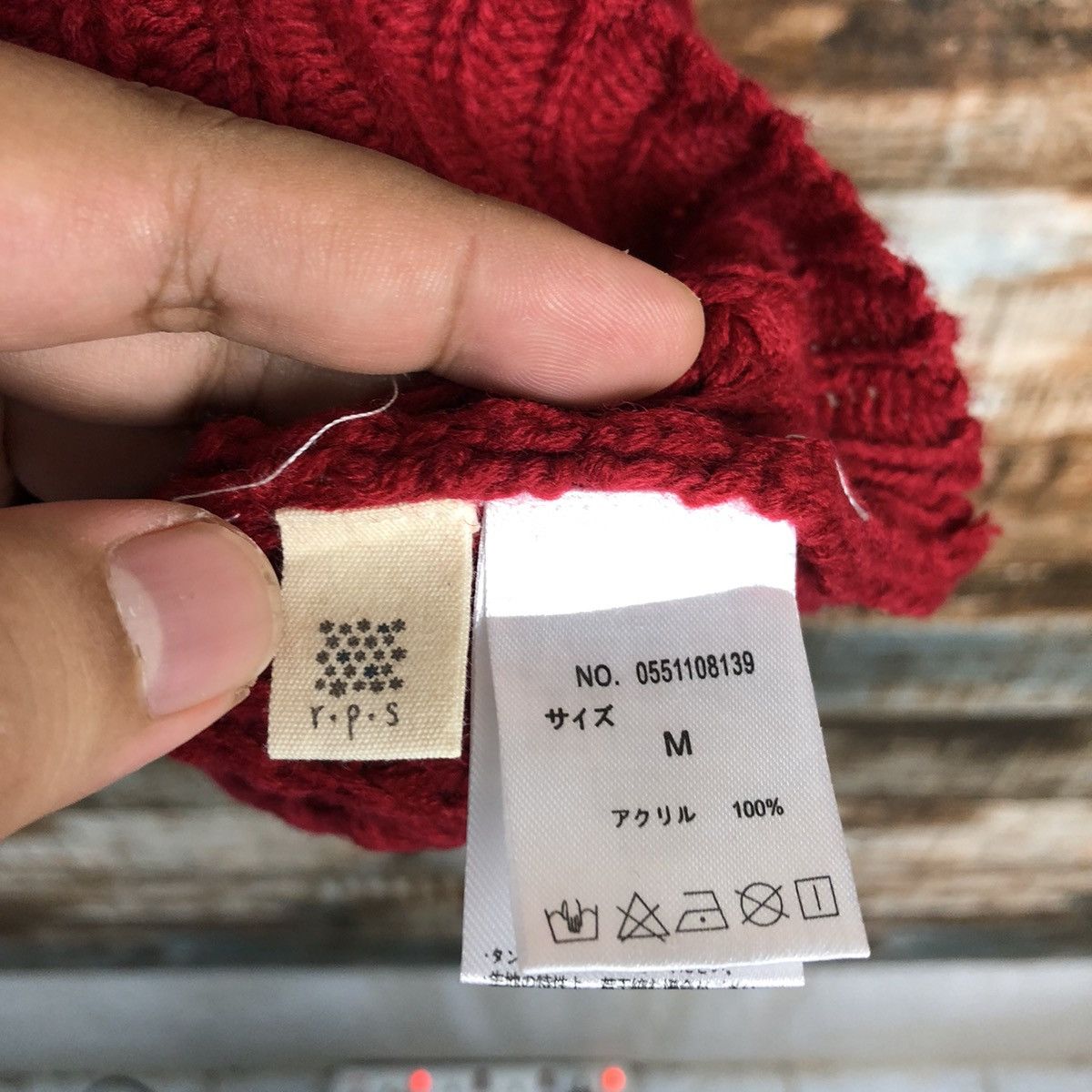 Vintage YPS Red ripped vintage crop top Knitwear #A1378 Size M / US 6-8 / IT 42-44 - 11 Thumbnail