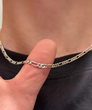 Jewelry link bracelet 20cm and necklace 60cm Size ONE SIZE - 1 Thumbnail