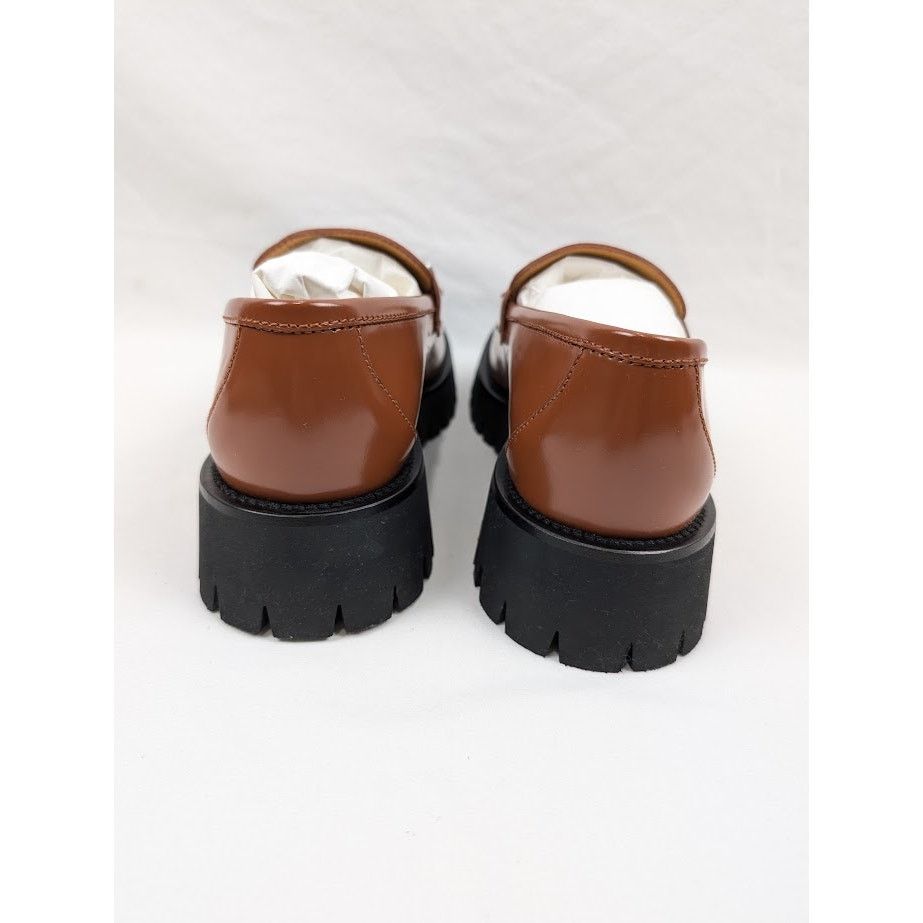 Gucci o1rshd1 Cordovan Lux Loafers in Rust Size US 12 / EU 45 - 20 Thumbnail