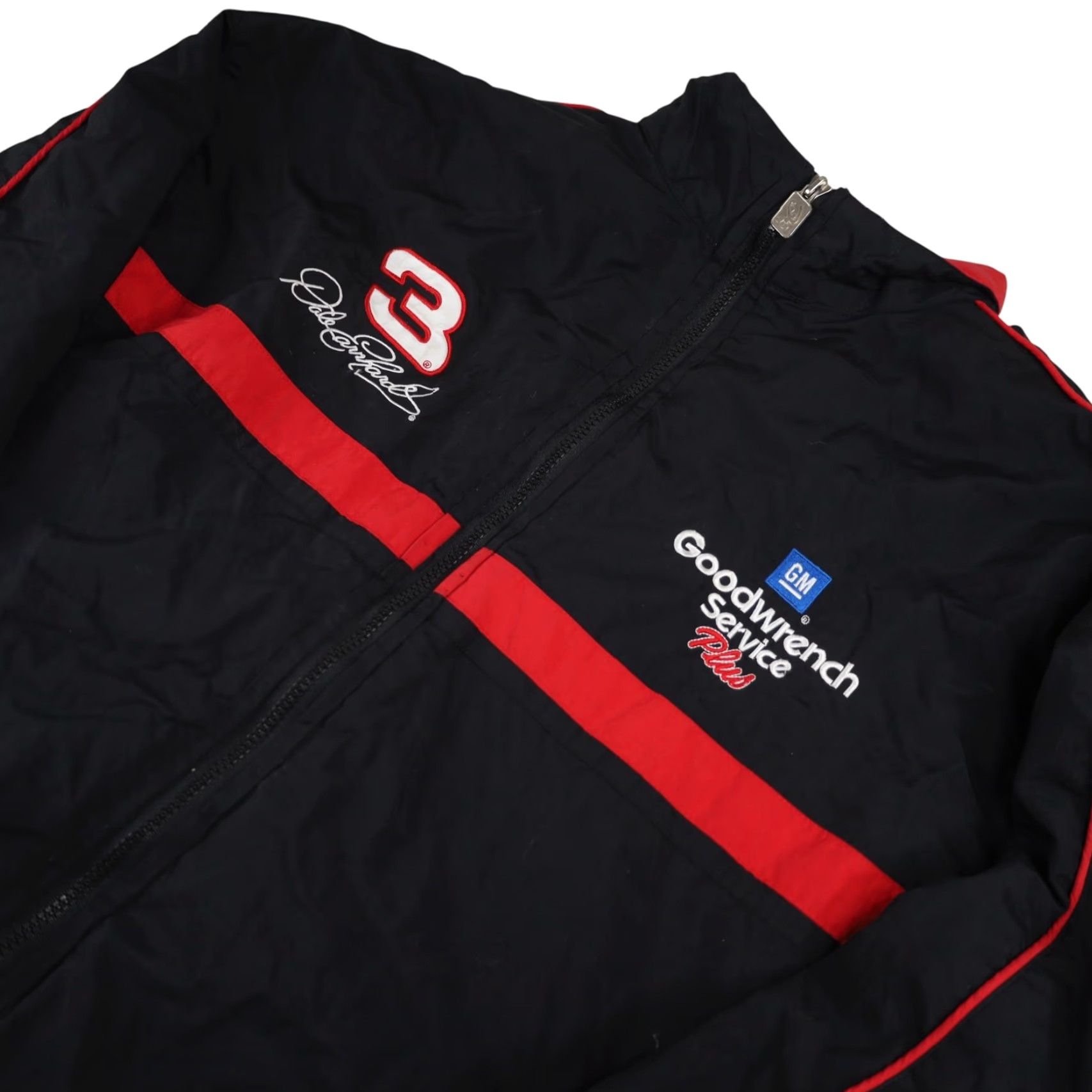 Chase Authentics VINTAGE Chase Authentics Dale Earnhardt Nascar Jacket Black Large Mens Size US L / EU 52-54 / 3 - 5 Thumbnail