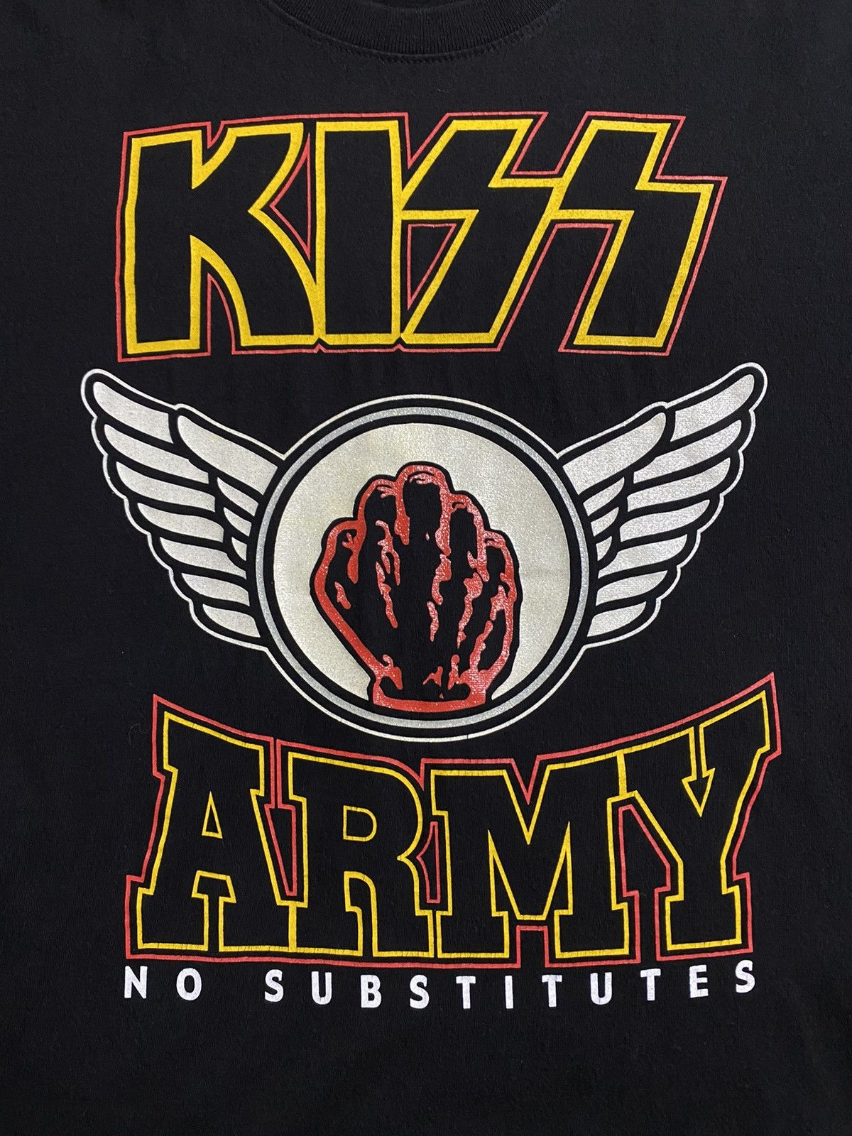 Vintage T-shirt for fans of the legendary rock band kiss army Size US L / EU 52-54 / 3 - 4 Thumbnail