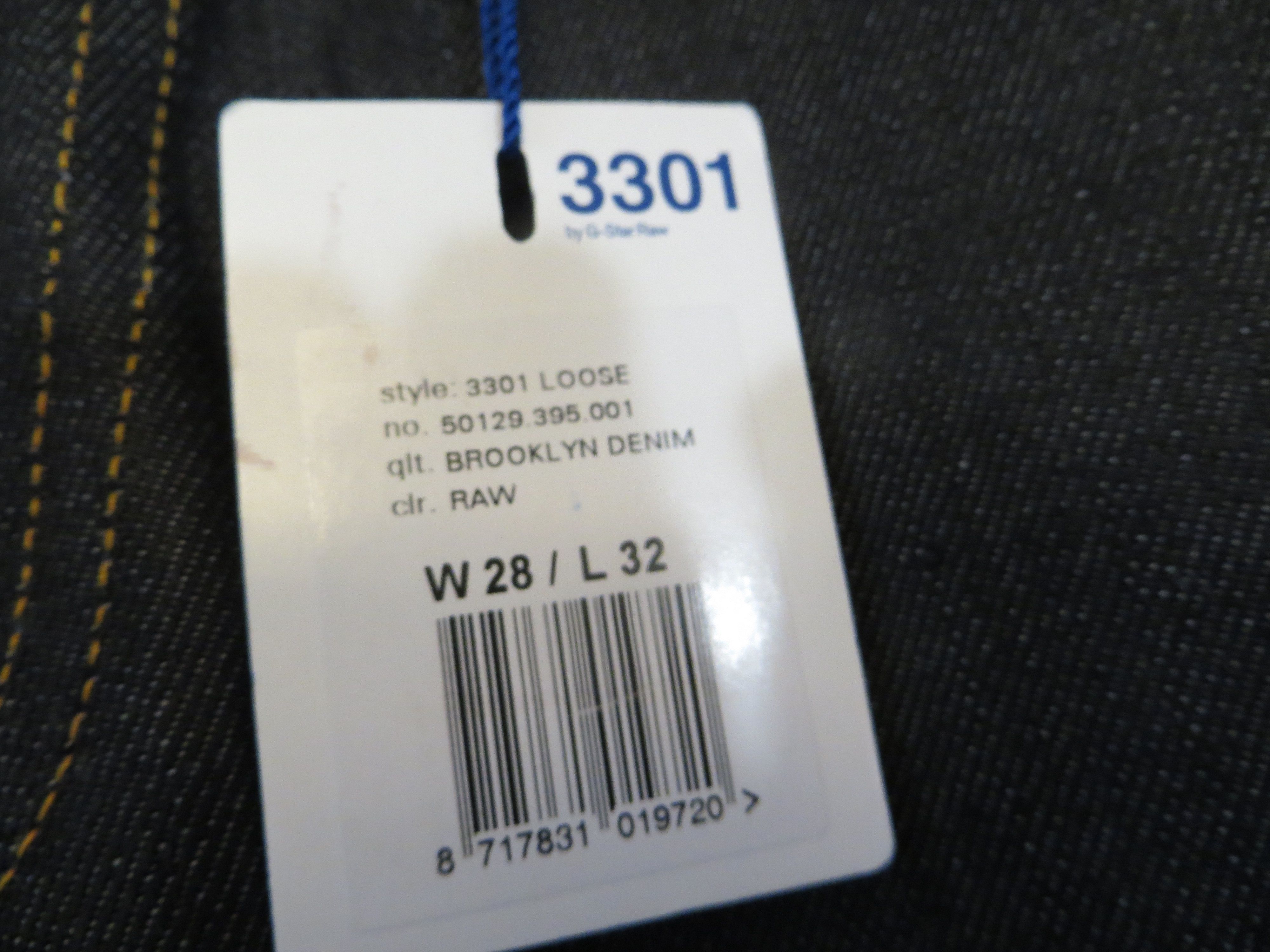 G-Star 3301 RAW DENIM JEANS LOOSE 28 X 32 Size US 28 / EU 44 - 2 Thumbnail
