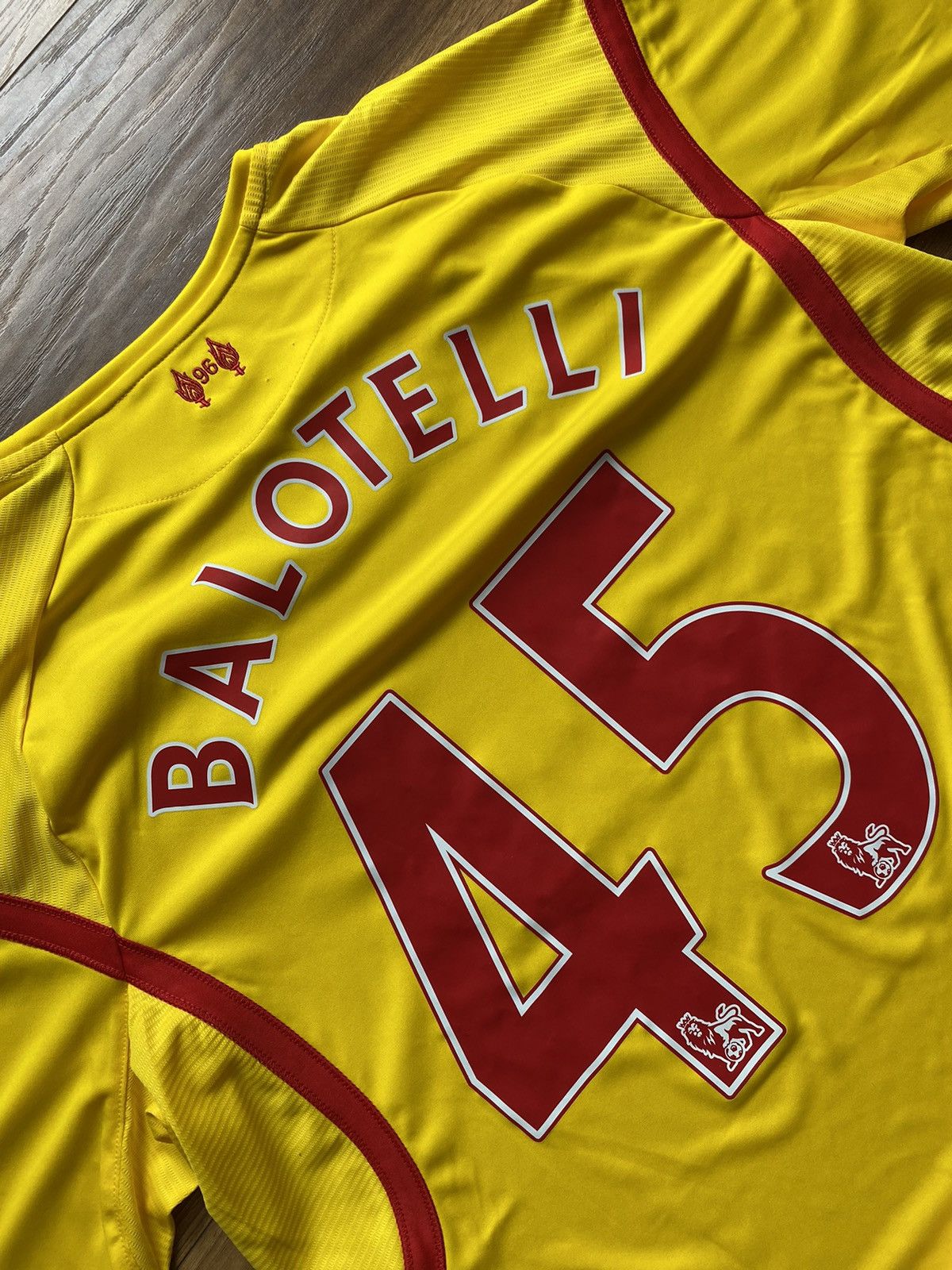 Jersey Vintage Warrior Liverpool Balotelli 45,Drill,Y2K