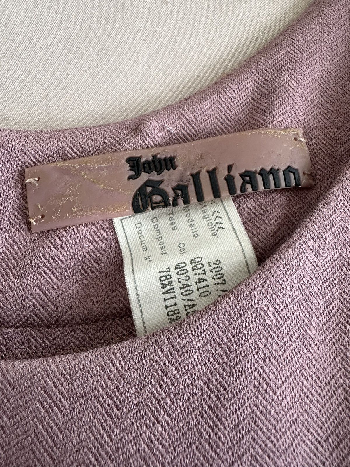 John Galliano John Galliano Pink Dress Size S / US 4 / IT 40 - 4 Thumbnail