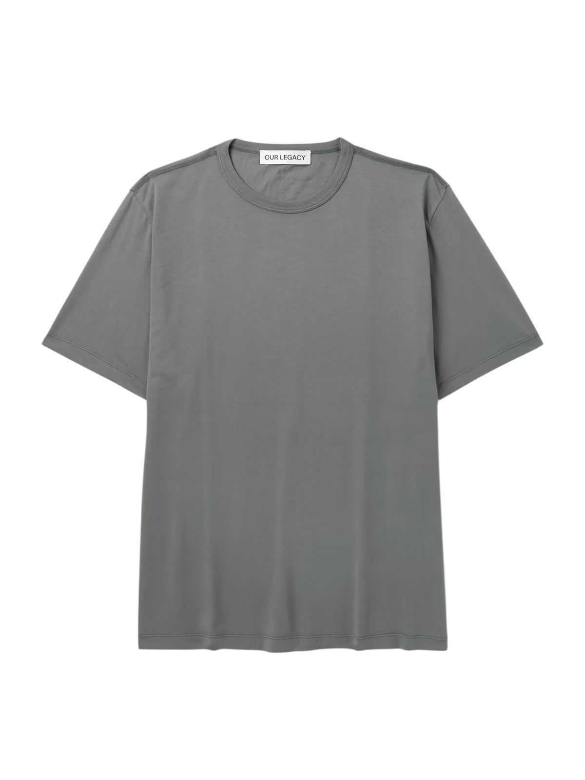 Our Legacy Box T-shirt in Worn Gray Legacy Jersey