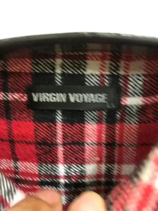 Flannel × Vintage Vintage Virgin Voyage Plaid Tartan Flannel Shirt 👕 Size US M / EU 48-50 / 2 - 3 Thumbnail