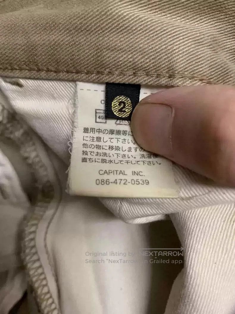 Kapital kapital Wide-leg pants casual pants. Size US 32 / EU 48 - 7 Thumbnail