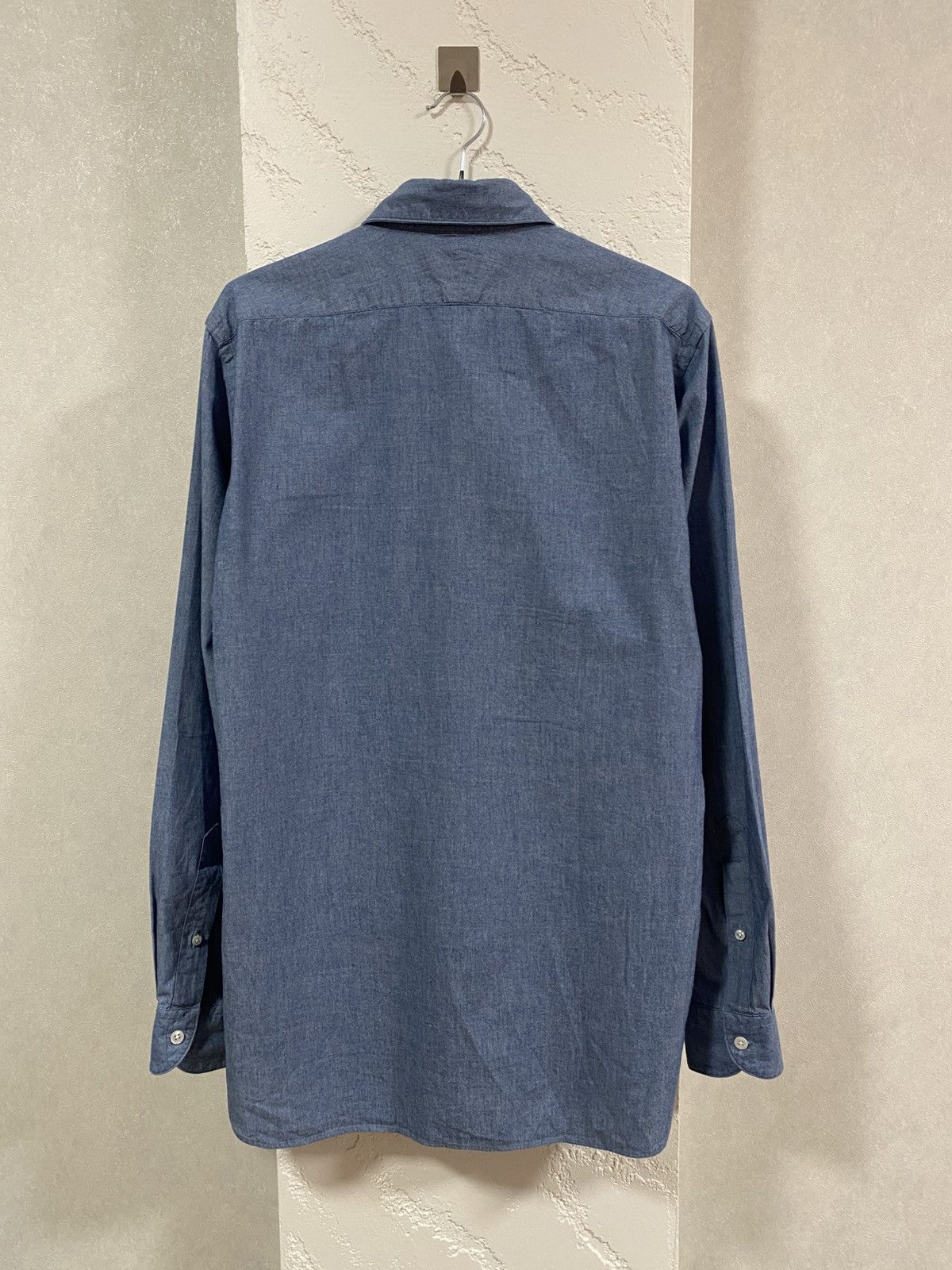 Thom Sweeney Thom Sweeney Cutaway Collar Cotton Button Shirt RRP 400$ Size US S / EU 44-46 / 1 - 7 Thumbnail