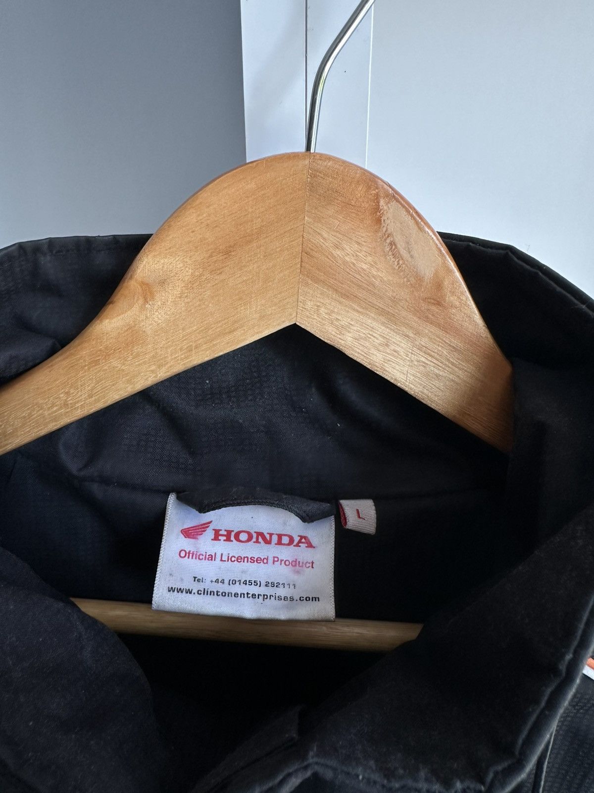 Honda Vintage Honda Racing Black Windbreaker Jacket Sz L Size US L / EU 52-54 / 3 - 6 Thumbnail