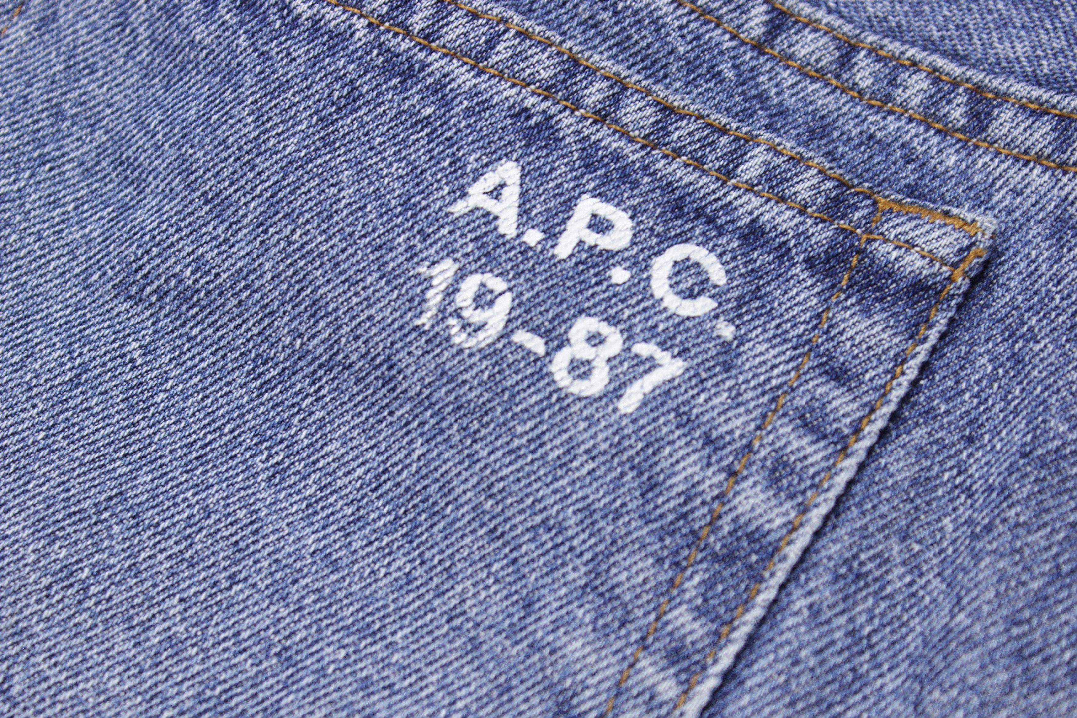 A.P.C. Martin Logo Jeans Size US 30 / EU 46 - 5 Thumbnail