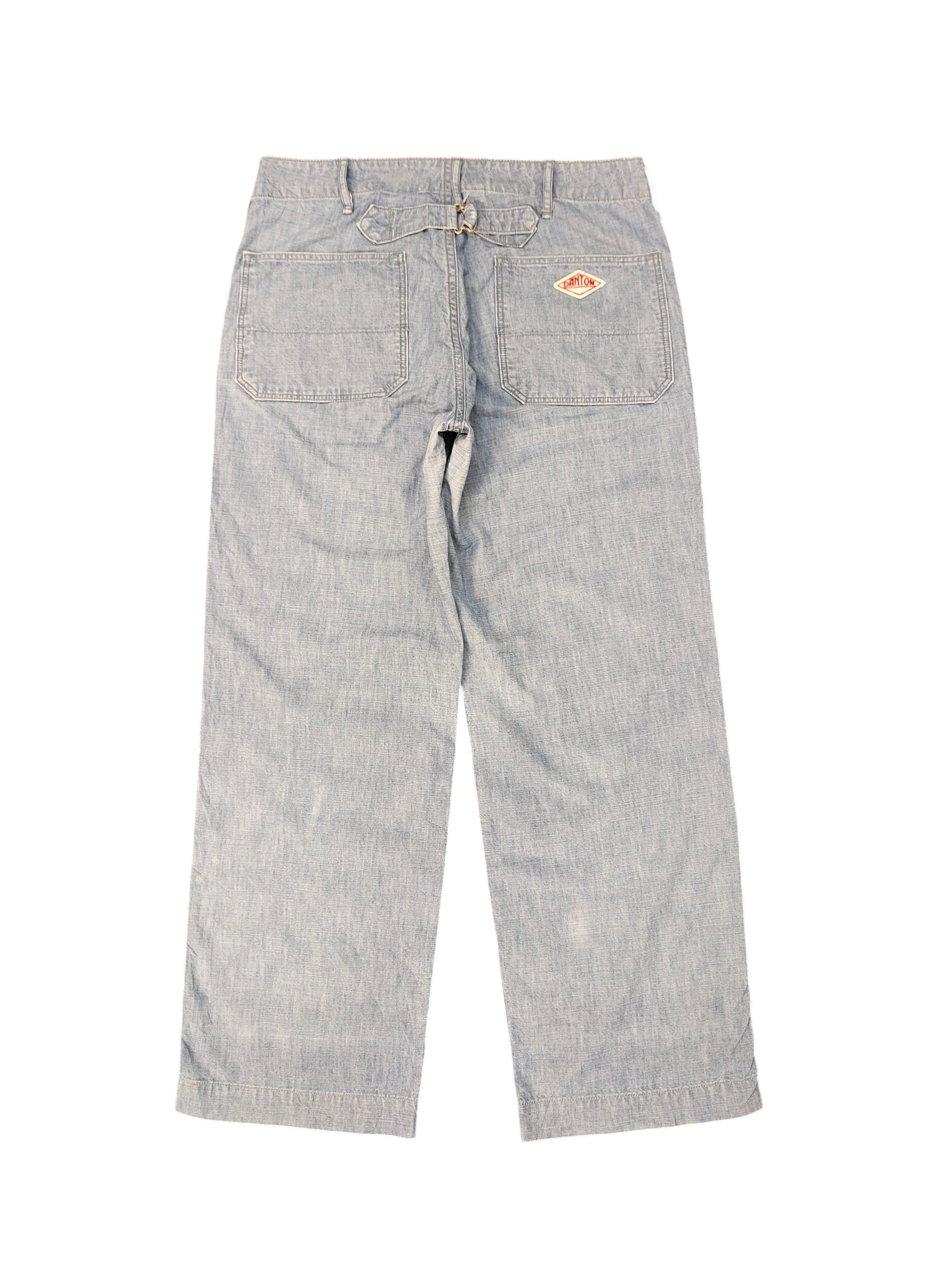 Danton Loose Pants Danton Buckle Back Fatigue Wide Leg Size US 32 / EU 48 - 1 Thumbnail