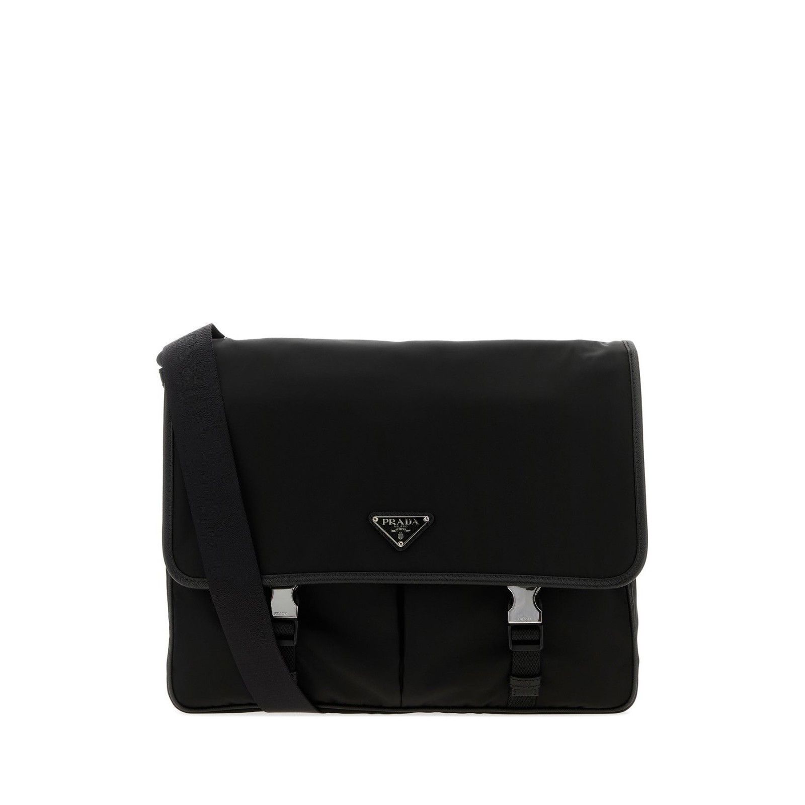 Prada PRADA Black Canvas Shoulder Strap Bag New & Authentic Size ONE SIZE - 1 Thumbnail