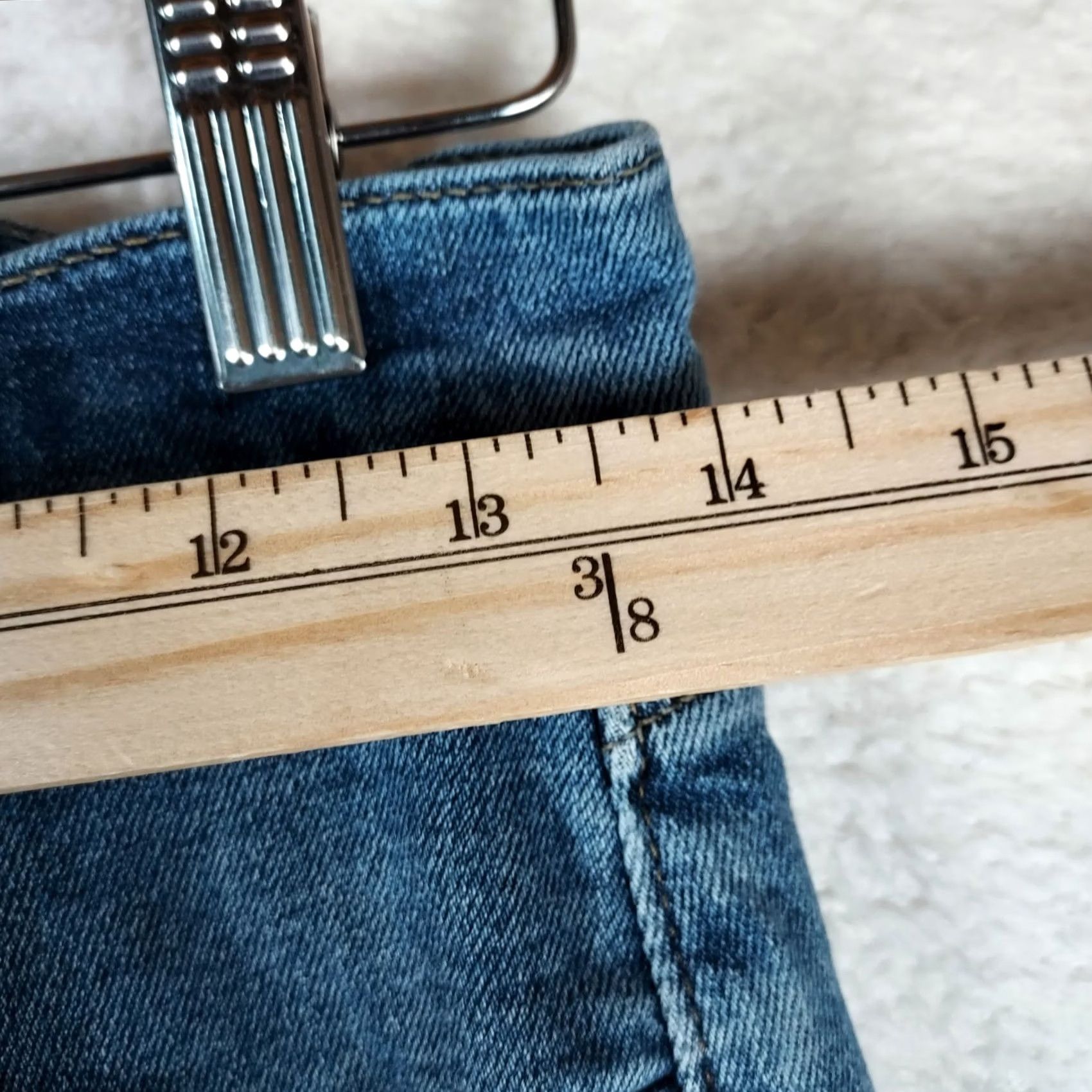 Loft LOFT Jeans Cropped 0 Flare Regular Size 0 Medium Wash Blue Denim Cotton Blend 5-Pocket Zip Low Rise Womens Size 25" / US 0 / IT 36 - 5 Thumbnail