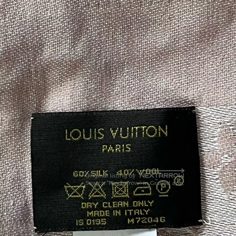 Louis Vuitton Louis Vuitton Brown jacquard fringed woolen scarf Size ONE SIZE - 2 Thumbnail
