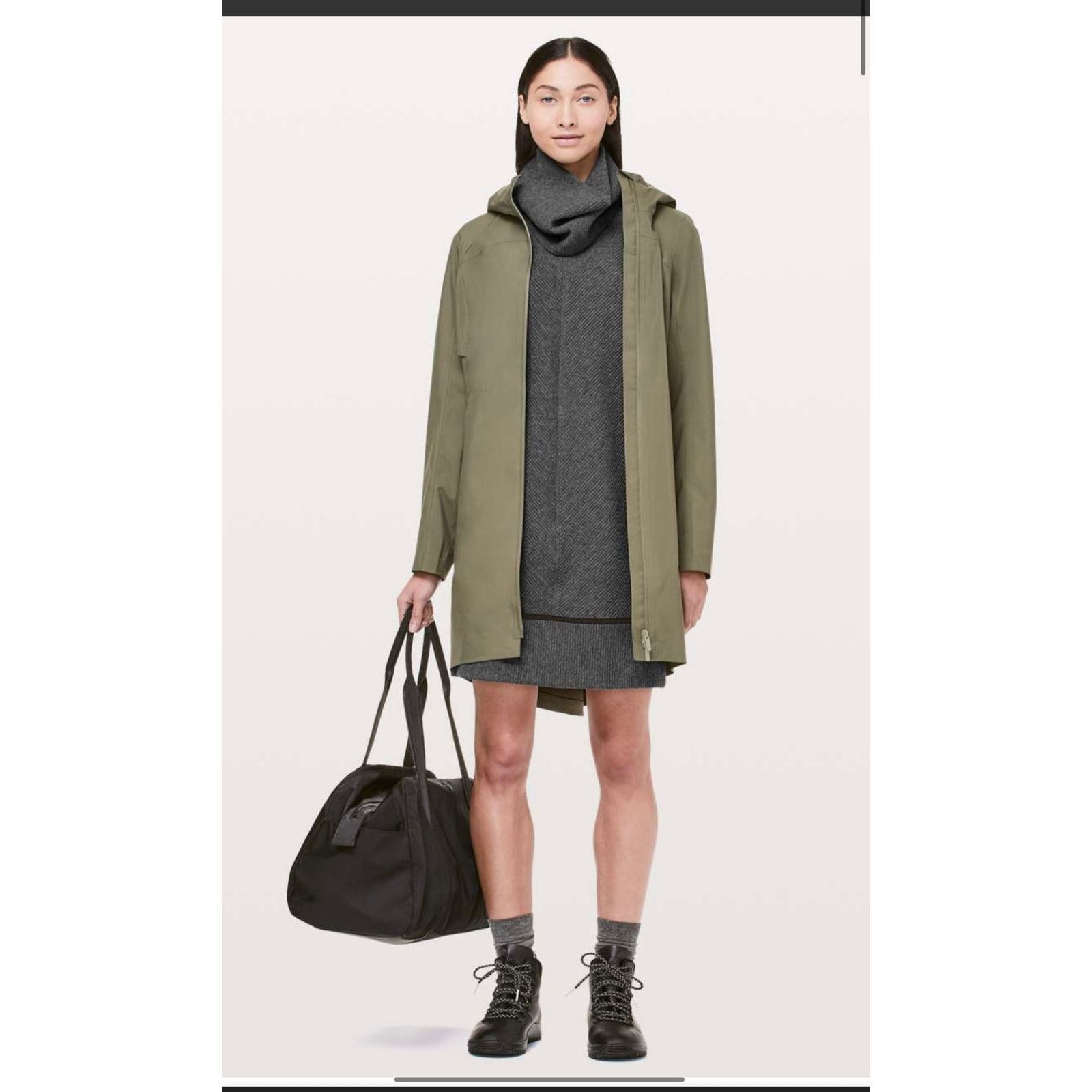 Lululemon Lululemon On Repeat Dress Heathered Core Dark Grey Women 6 Size M / US 6-8 / IT 42-44 - 1 Thumbnail