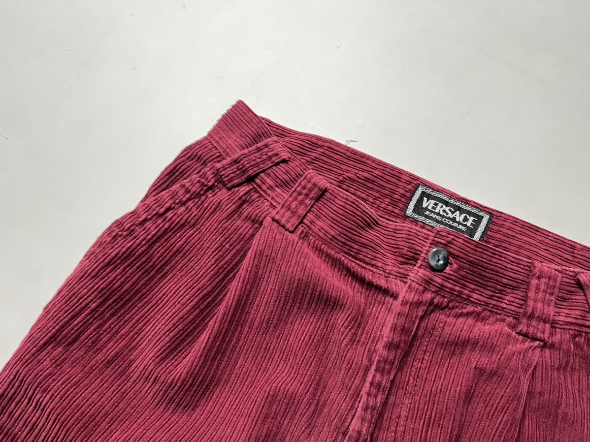 Versace Jeans Couture Rare Vintage Versace Jeans Couture corduroy pants Size US 32 / EU 48 - 8 Thumbnail