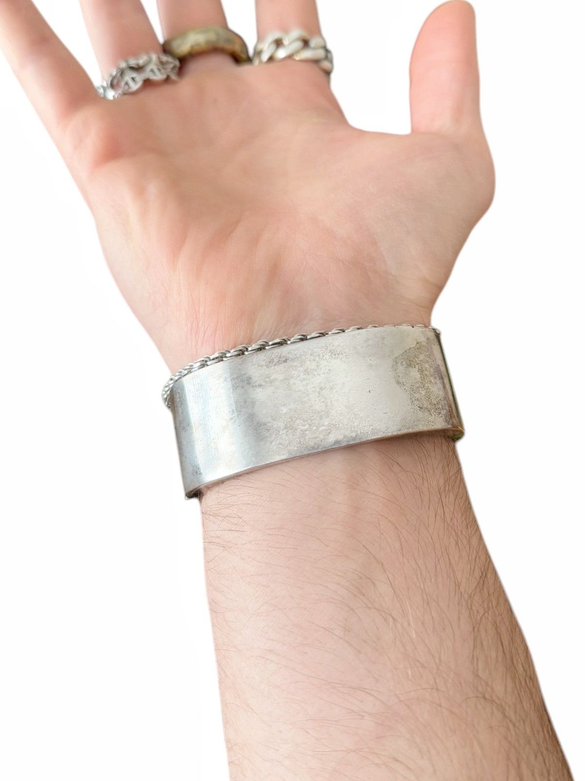 Rick Owens 2010? Single Cuff Metal Bracelet Size ONE SIZE - 12 Thumbnail