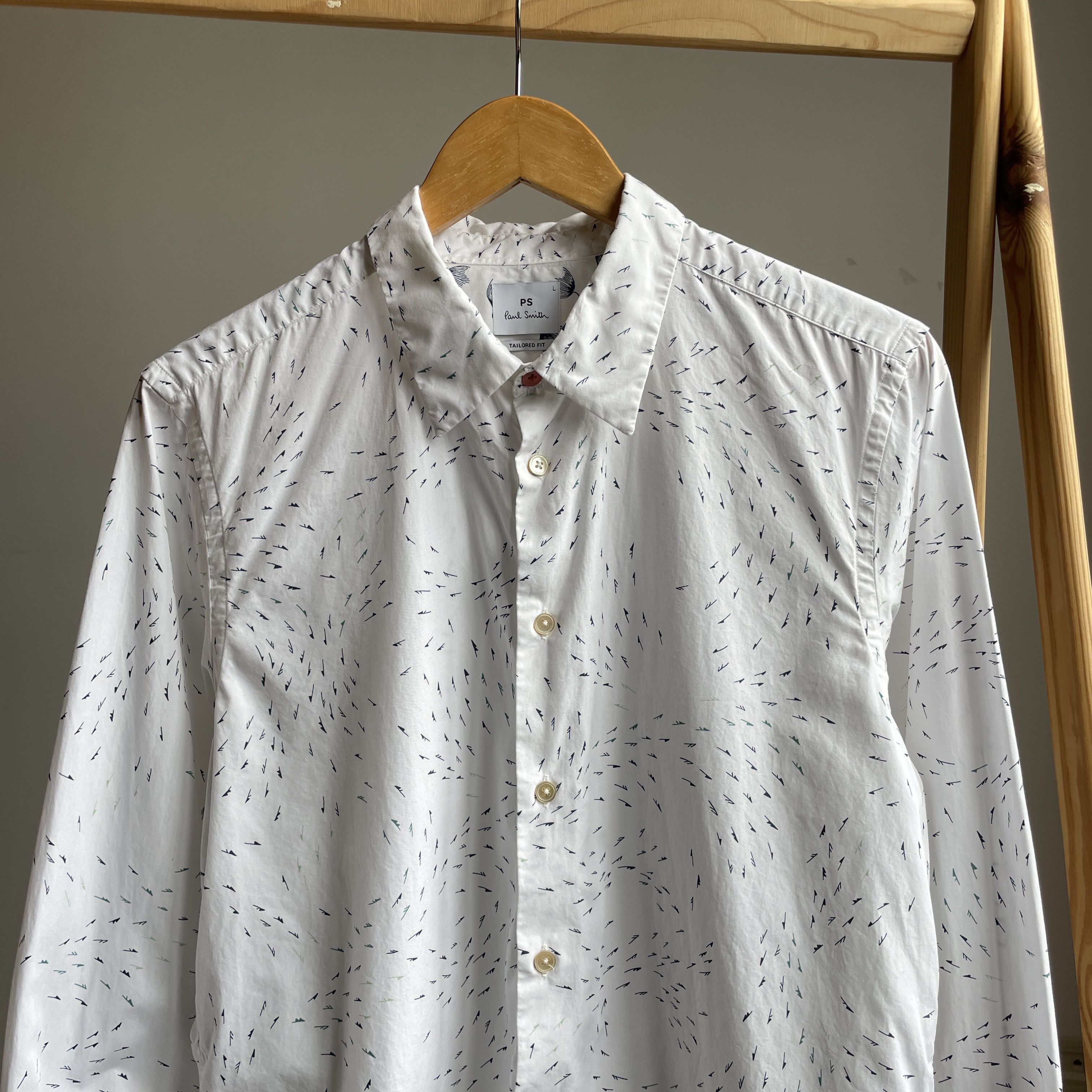 Paul Smith Paul Smith Arrow Print Shirt Size L Size US L / EU 52-54 / 3 - 3 Thumbnail