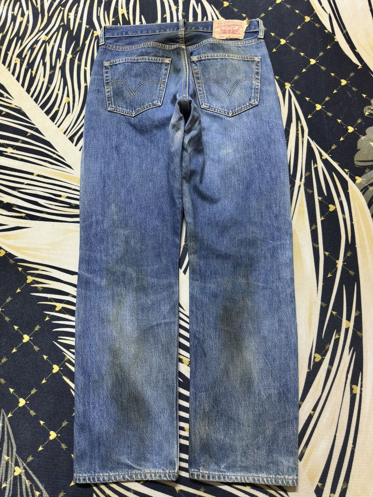 Uniqlo Vintage Uniqlo S-003 Easy Fit Straight Baggy Faded Denim Size US 32 / EU 48 - 9 Thumbnail