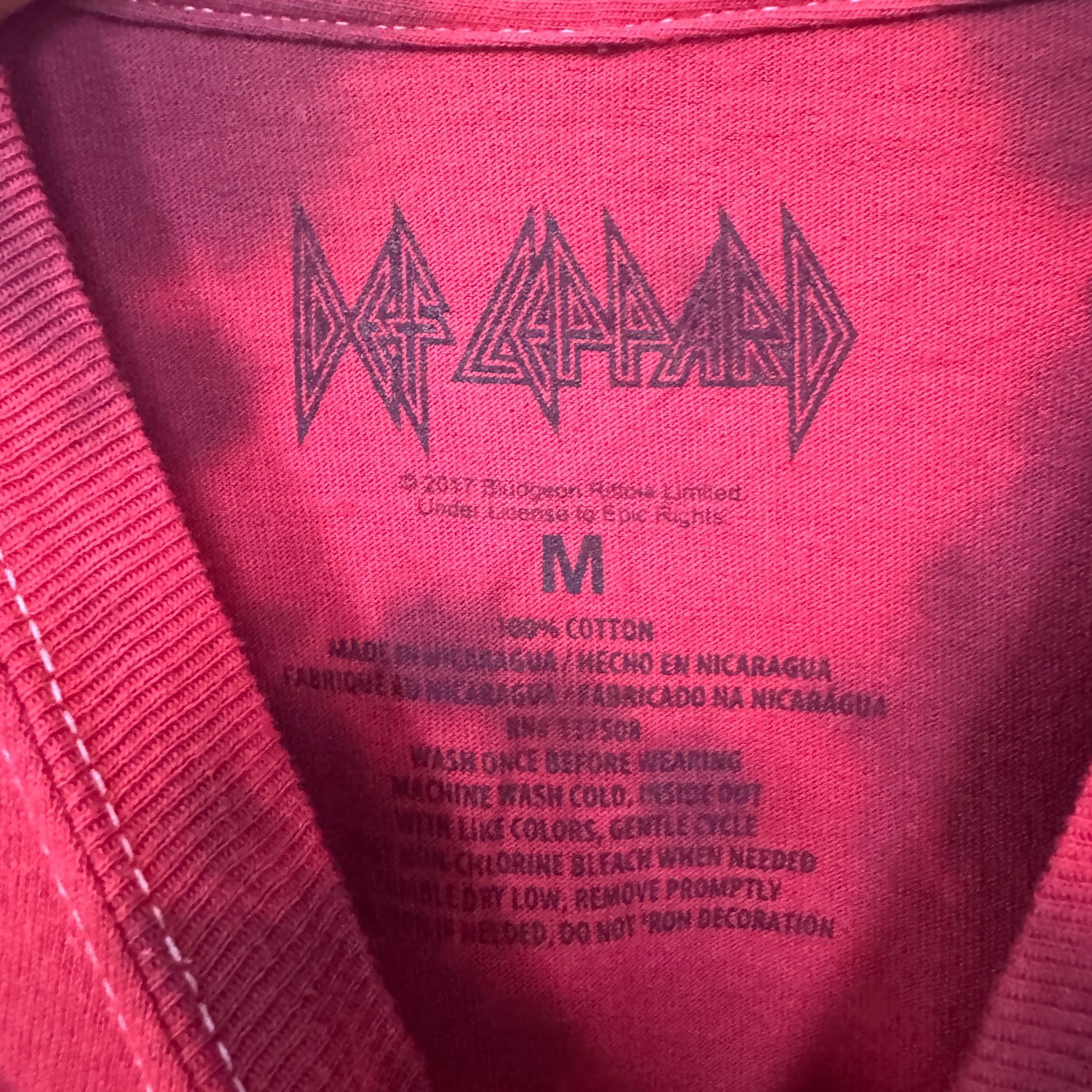 Def Leppard Def Leppard Pyromania 83 US Tour Band Long Sleeve Tie Dye M Size US M / EU 48-50 / 2 - 4 Thumbnail