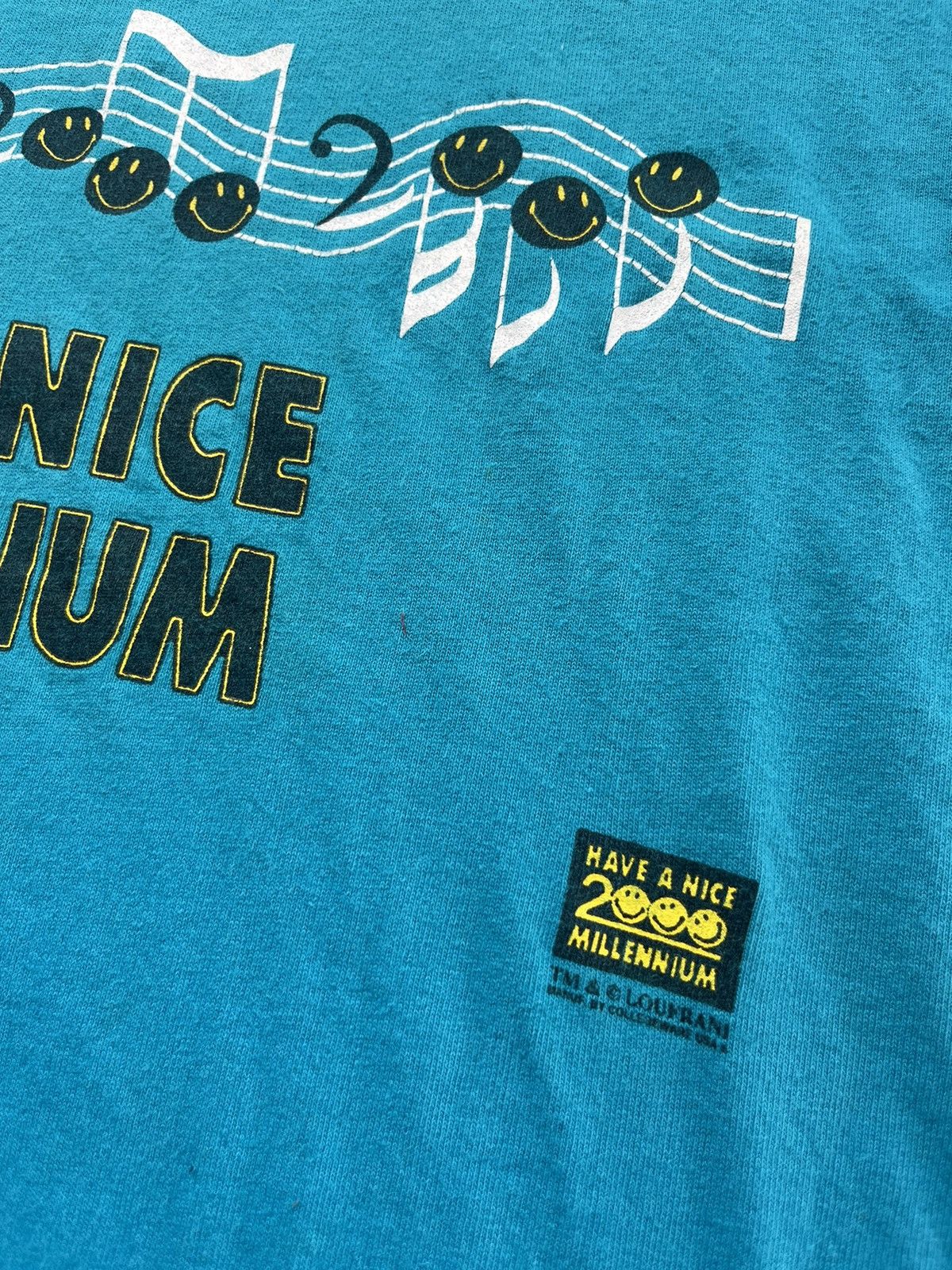 Vintage Vintage Have A Nice Millennium Notes Tshirt Size US L / EU 52-54 / 3 - 5 Thumbnail