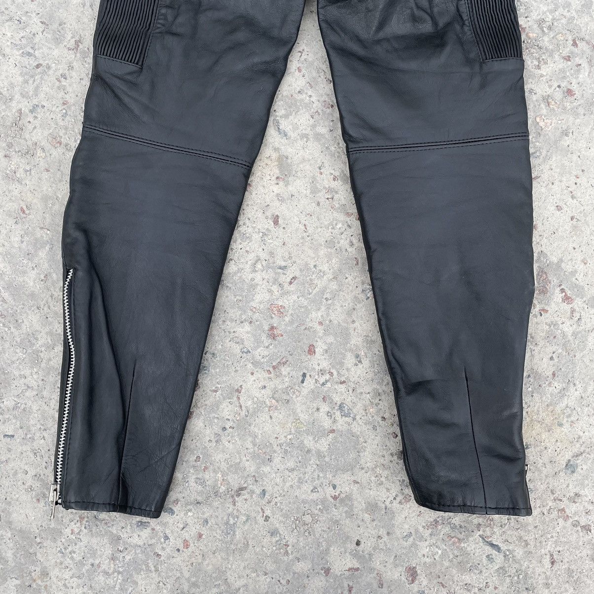 Vintage Vintage Moto Leather Pants 46 Size Y2K 90s USA Japan Size 32" / US 10 / IT 46 - 7 Thumbnail