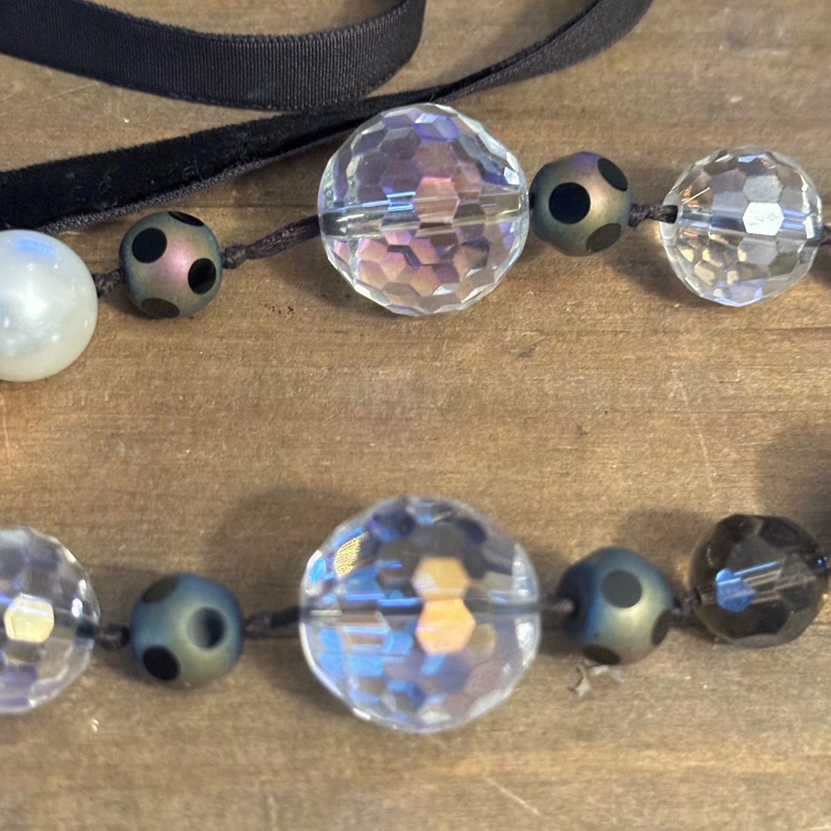 Other Cookie Lee assorted chunky bead adjustable ribbon necklace Size ONE SIZE - 6 Thumbnail