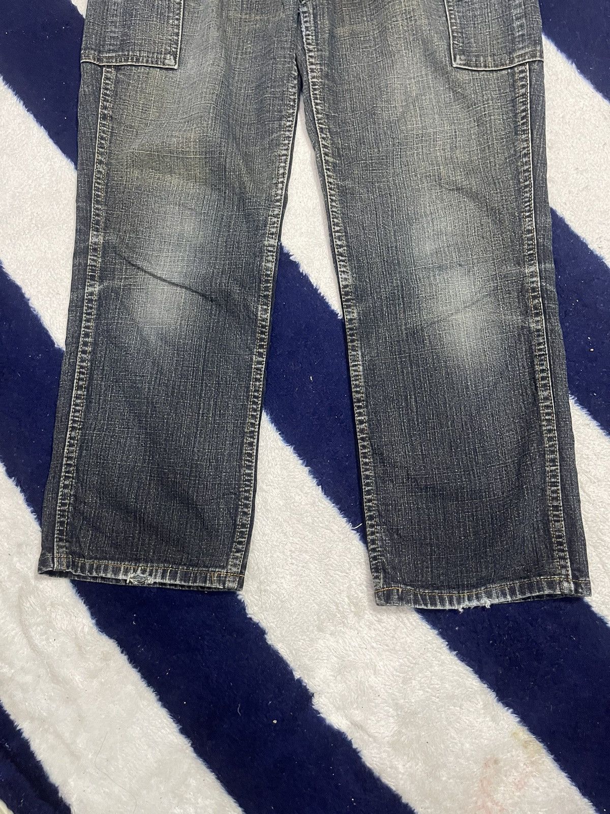 Japanese Brand Camel Road 3 Quarter Cargo Jeans Size 30" / US 8 / IT 44 - 13 Thumbnail