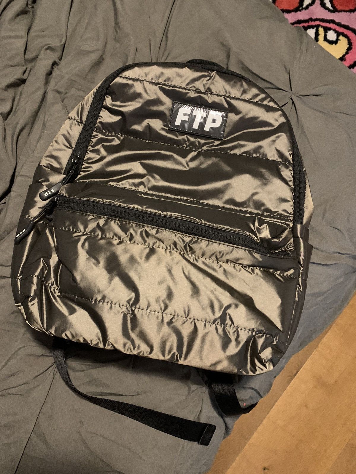 FTP “Mini” Puffer Backpack Olive Green - Bags Luggage