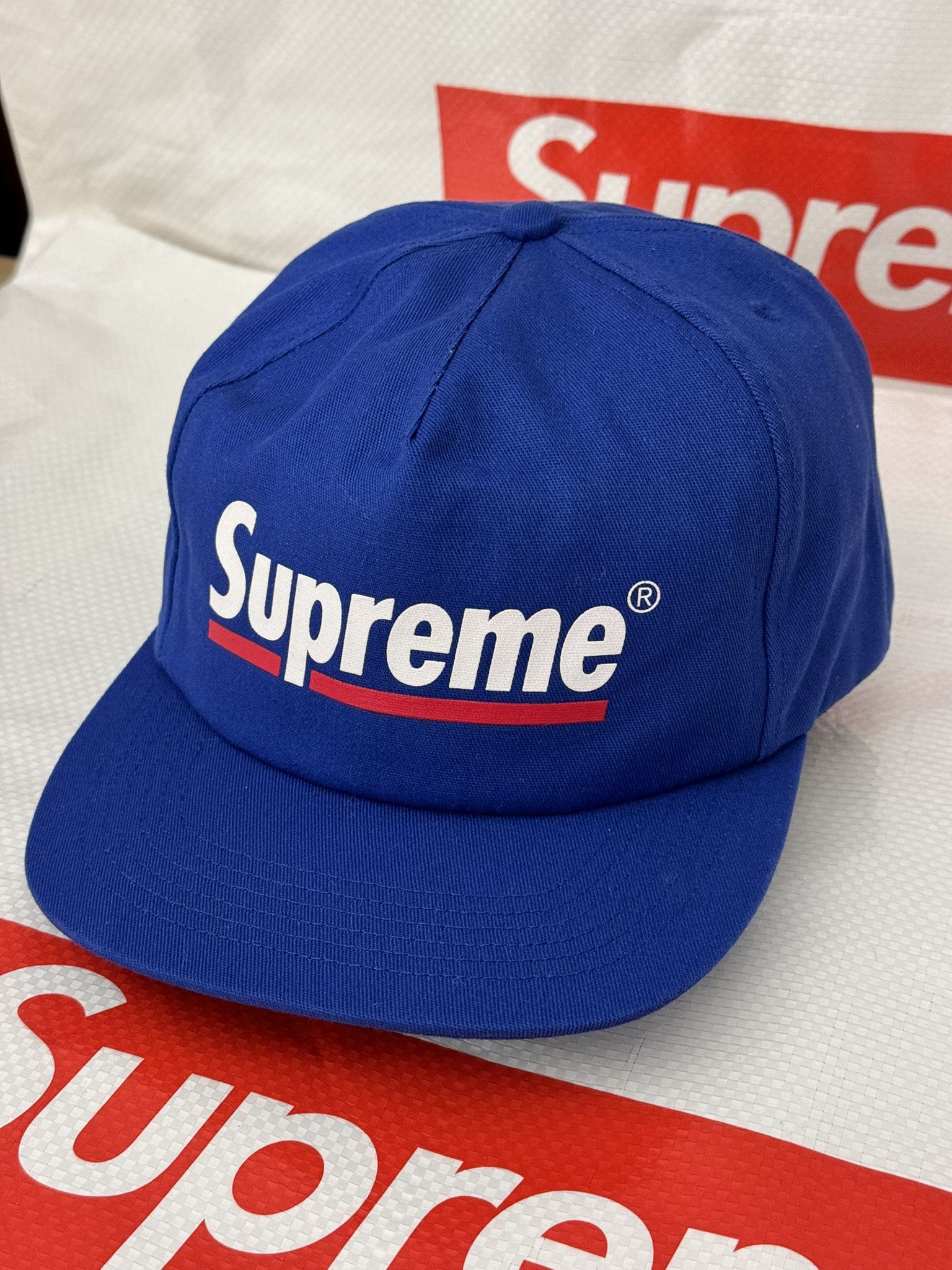 Supreme Underline 5-Panel (SS20) Woodland Camo