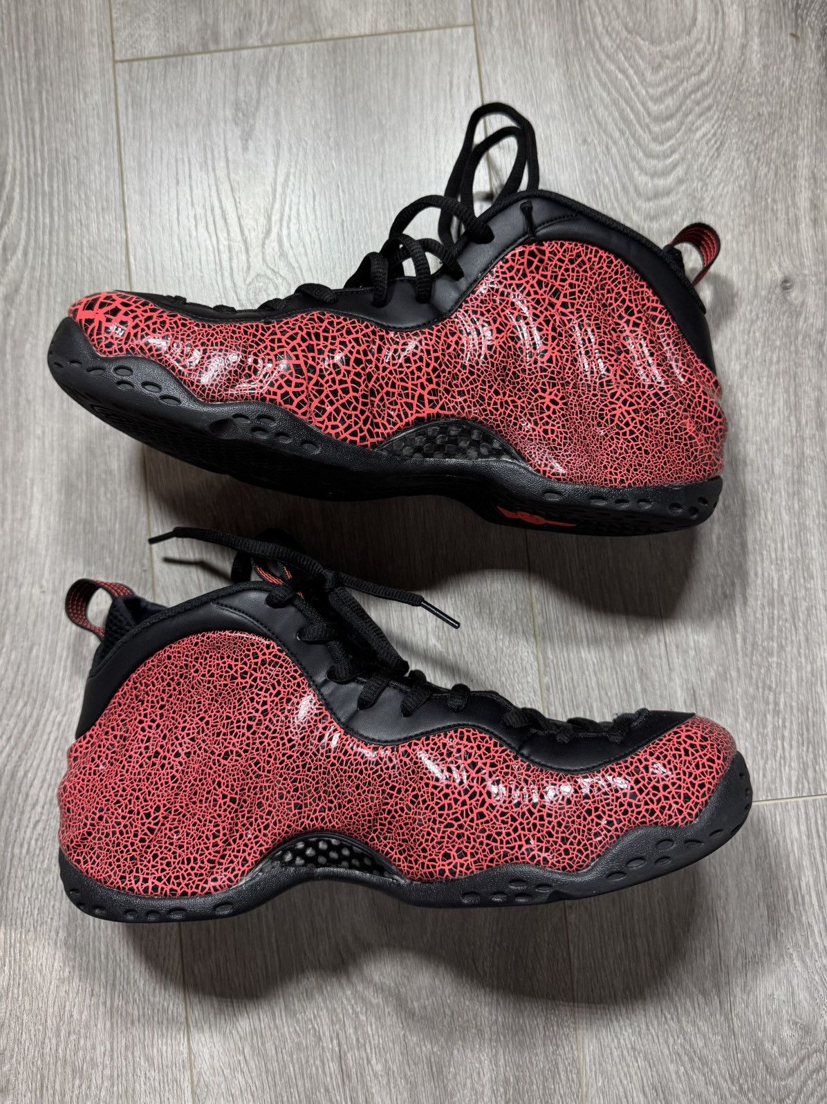 Nike Nike Air Foamposite One Cracked Lava Mens Shoes Sneakers Size US 10.5 / EU 43-44 - 3 Thumbnail