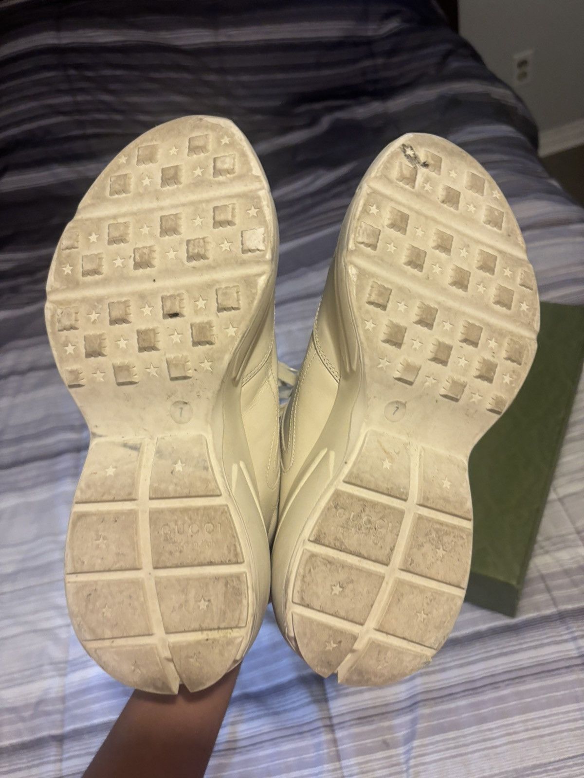 Gucci Gucci Rhyton sneaker with Gucci logo Size US 7 / EU 40 - 9 Thumbnail
