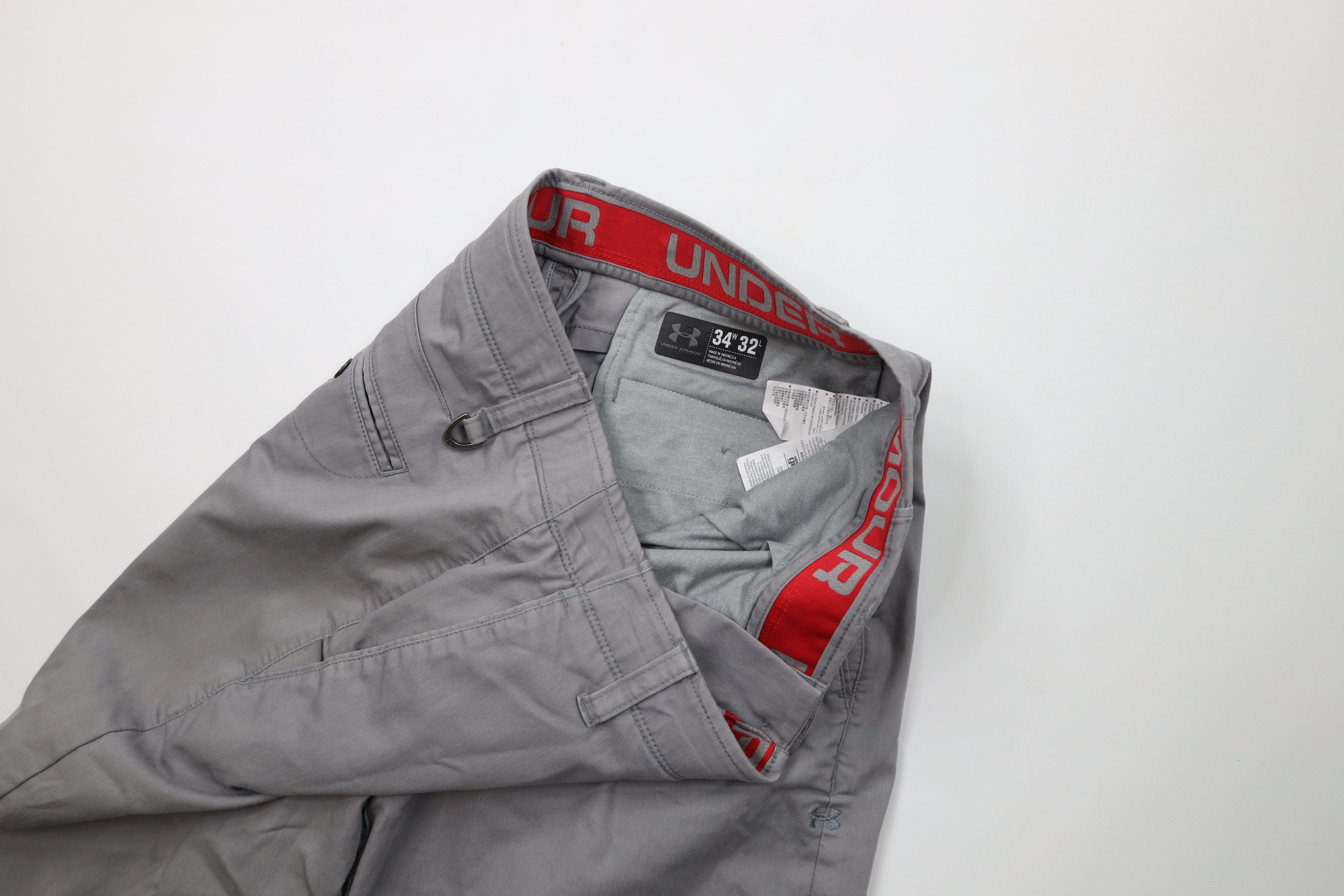 Under Armour Under Armour Faded Stretch Bootcut Chino Pants Trousers Gray Size US 34 / EU 50 - 8 Thumbnail