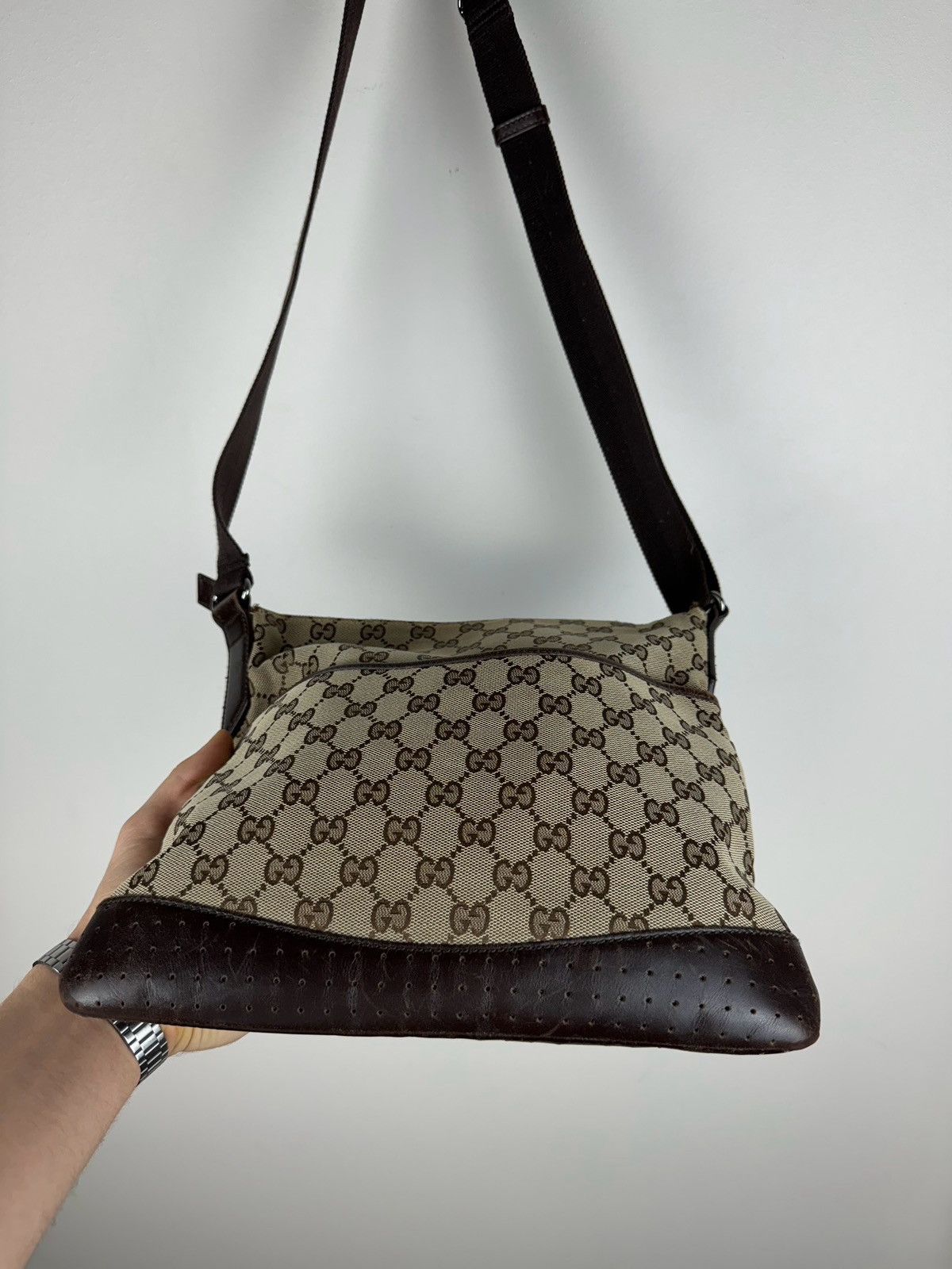 Gucci Luxury shoulder messenger bag Gucci GG original item Size ONE SIZE - 2 Thumbnail