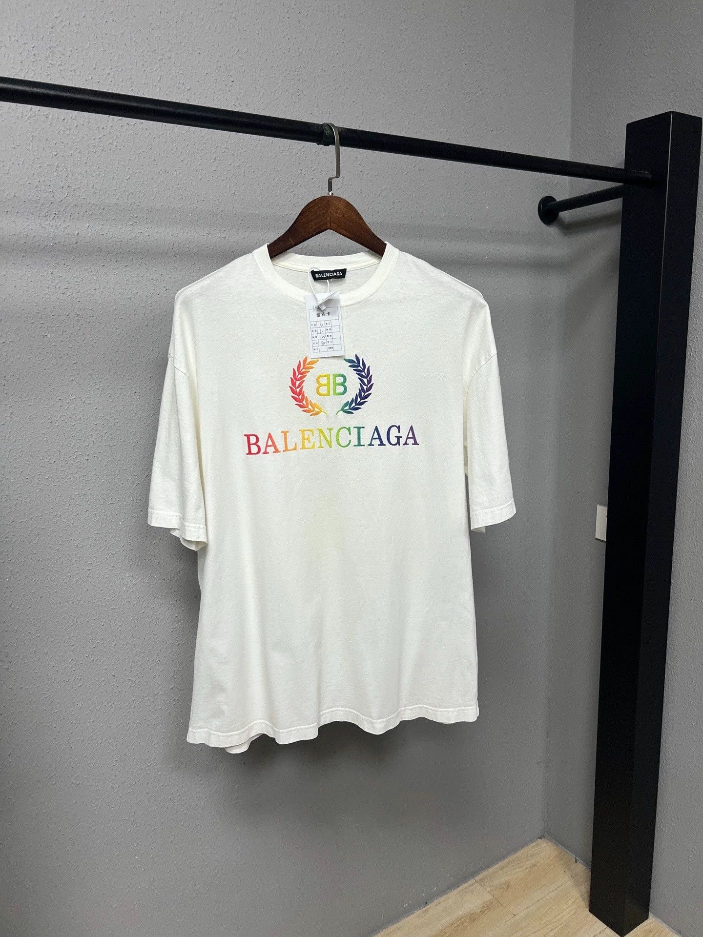 Balenciaga Balenciaga Embroidered Wheat Short Sleeve - dmc Size US M / EU 48-50 / 2 - 1 Thumbnail