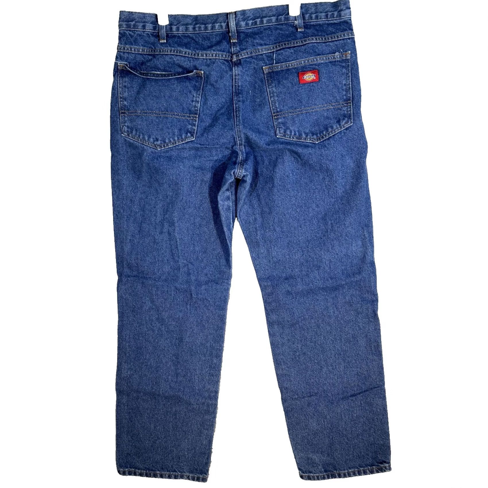 Dickies Dickies Jeans Mens 36x30 Blue Straight Leg Workwear 5-Pocket 100% Cotton Denim Size US 36 / EU 52 - 2 Thumbnail