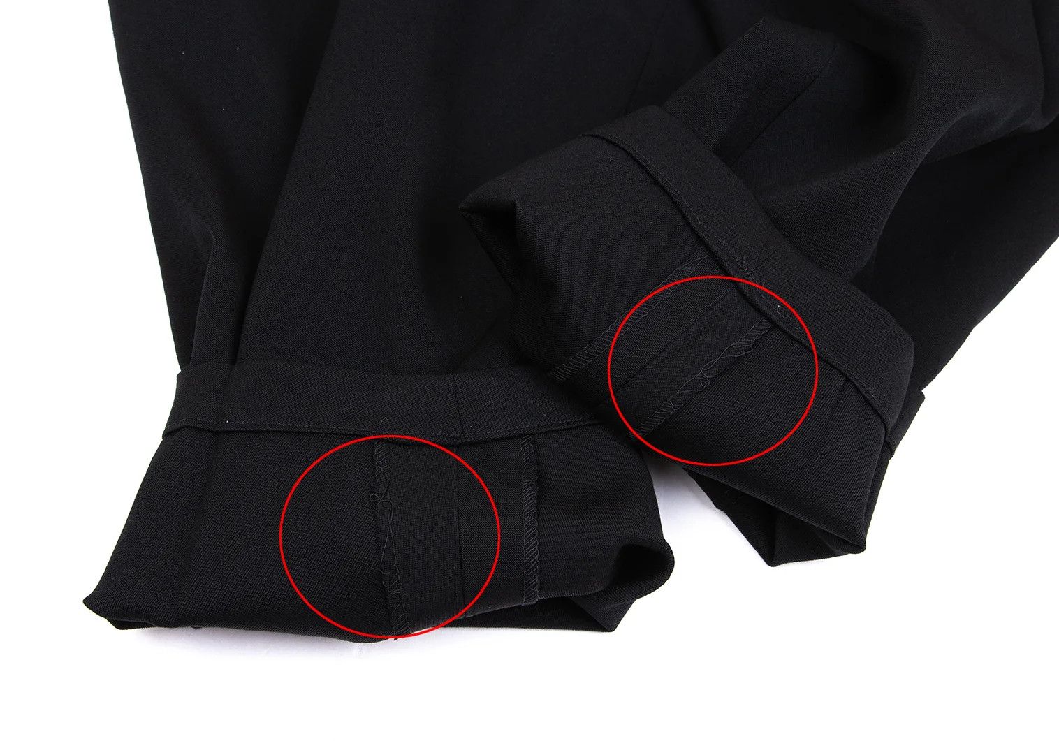 Yohji Yamamoto Yohji Yamamoto Pocket Design Wool Gabardine Pants Size US 38 / EU 54 - 10 Thumbnail