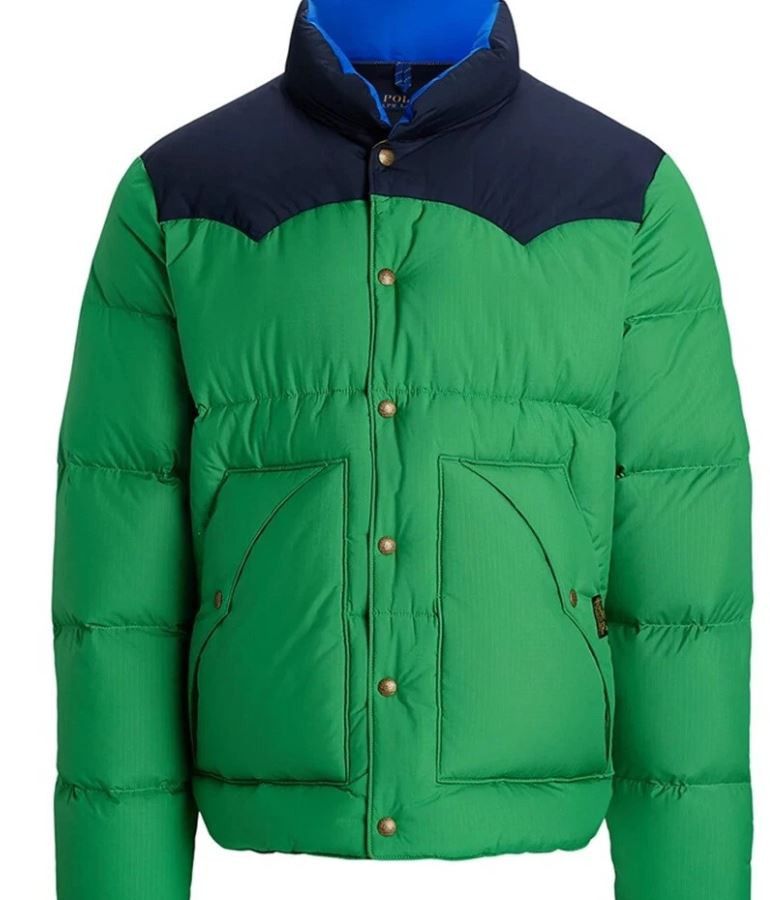 Polo Ralph Lauren Polo Ralph Lauren Color Block Western Down Puffer Jacket Size US XL / EU 56 / 4 - 1 Thumbnail