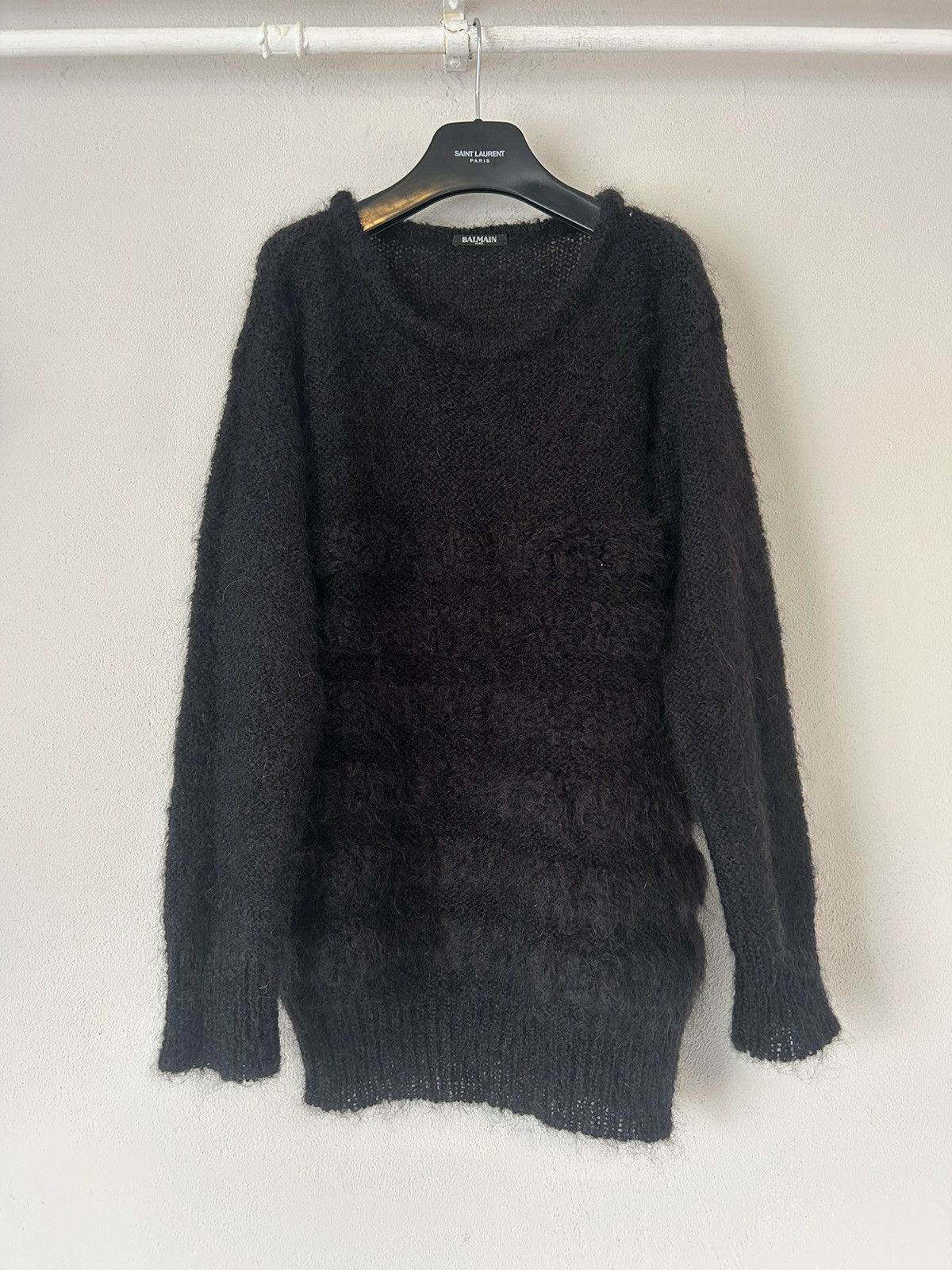 Balmain Mohair Sweater Size US L / EU 52-54 / 3 - 1 Thumbnail