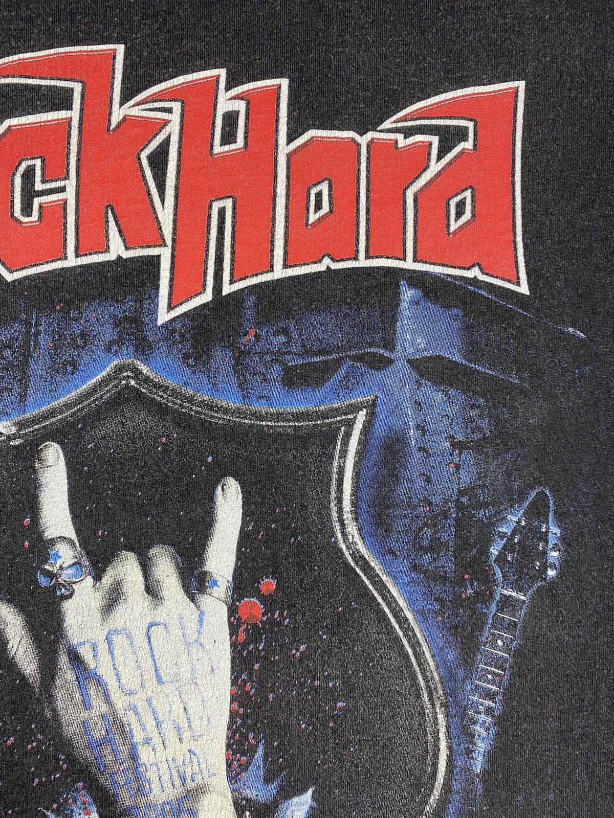 Band Tees × Vintage Vintage Rock Hard 2005 Rock Tee T Shirt Size US XL / EU 56 / 4 - 8 Thumbnail